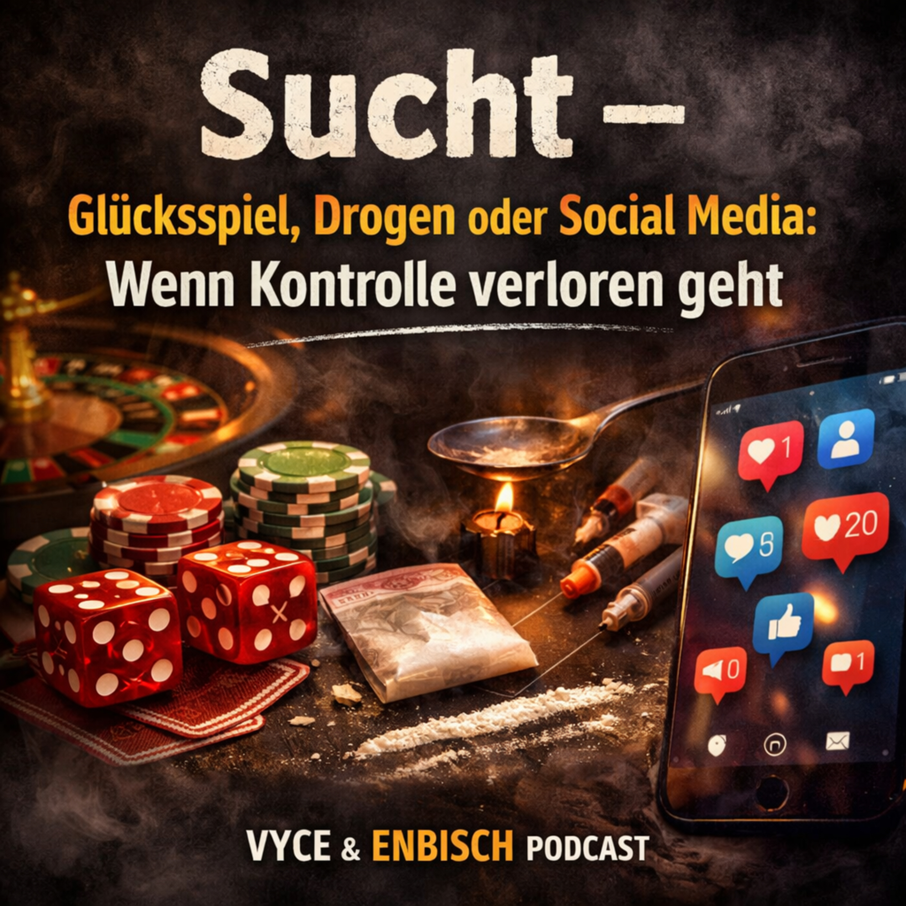 Sucht – Glücksspiel, Drogen oder Social Media: Wenn Kontrolle verloren geht episode artwork