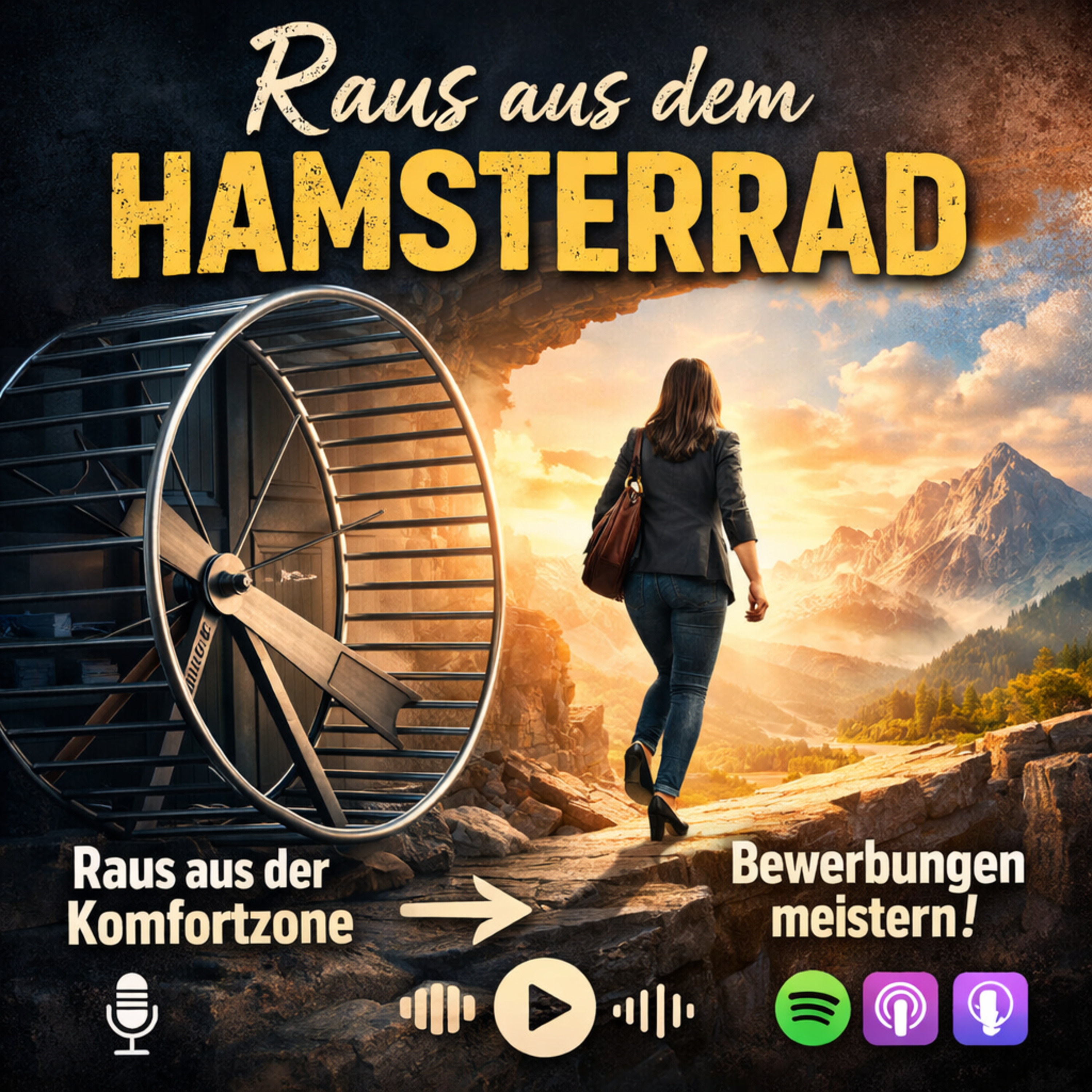 Raus aus dem Hamsterrad, Bewerbungen meistern & die Komfortzone verlassen | VYCE & ENBISCH Podcast episode artwork