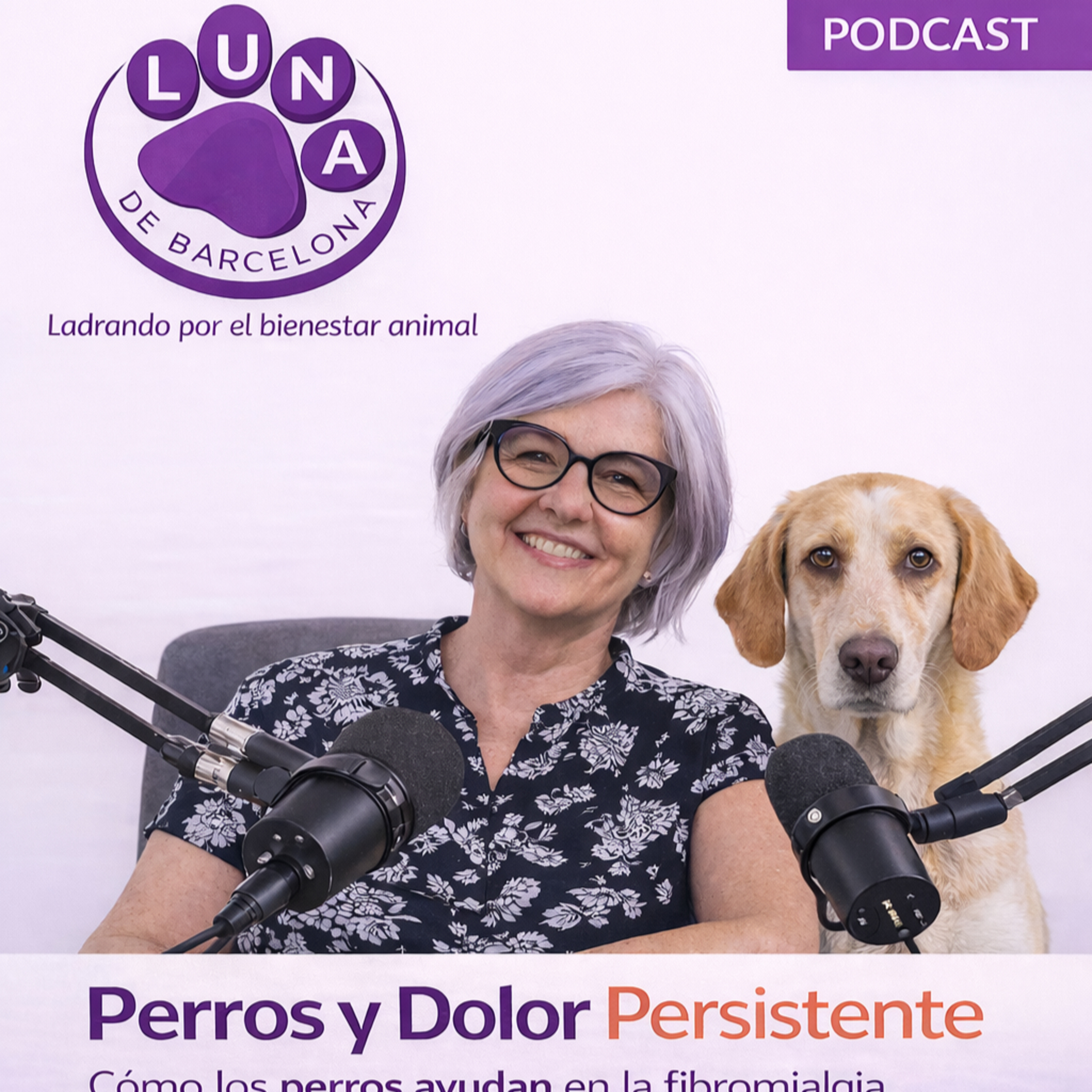 Perros y Dolor Persistente: Cómo los perros ayudan en la fibromialgia y el manejo del dolor episode artwork