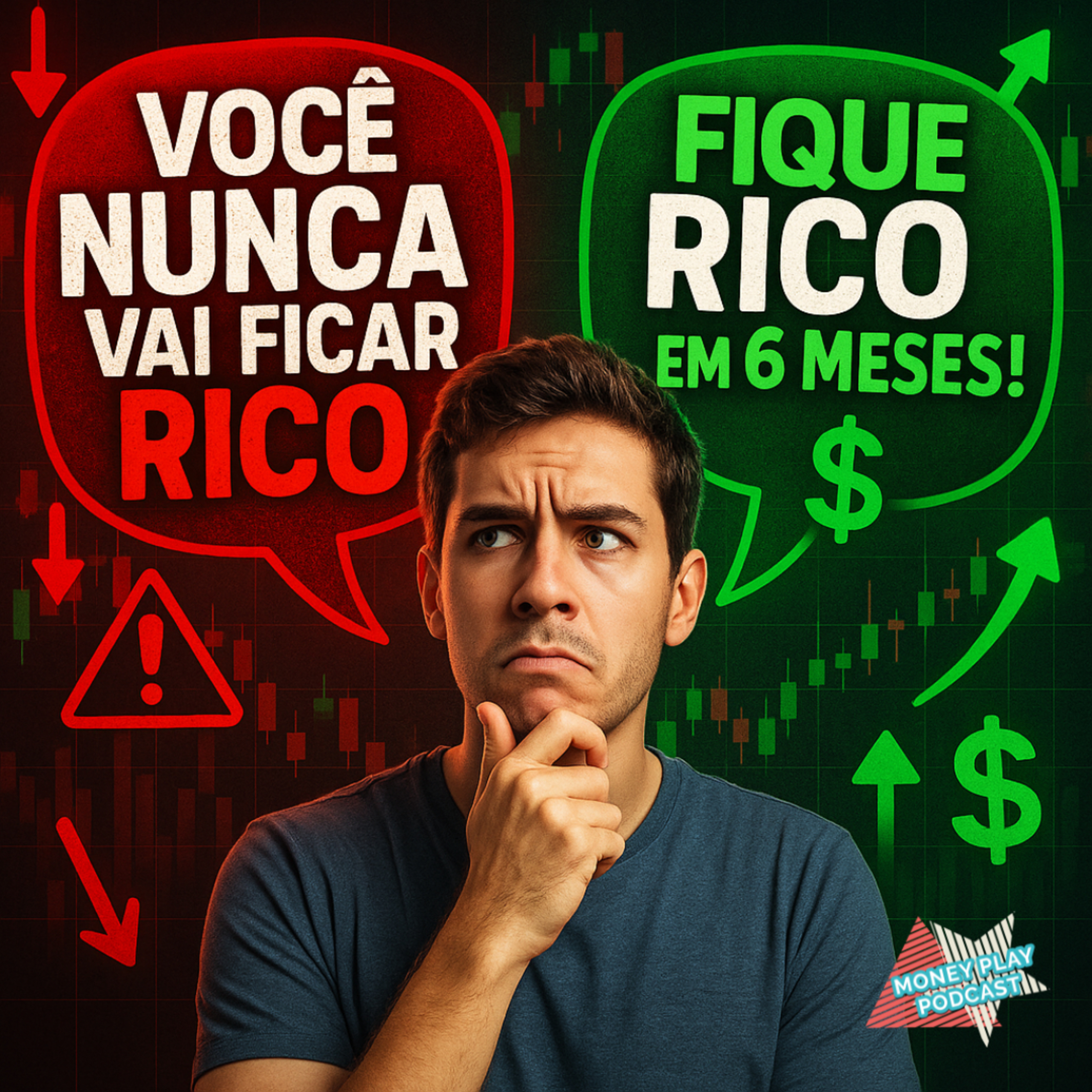Bolsa de Valores: Como os Dois Extremos Confundem e Desanimam os Investidores Iniciantes episode artwork