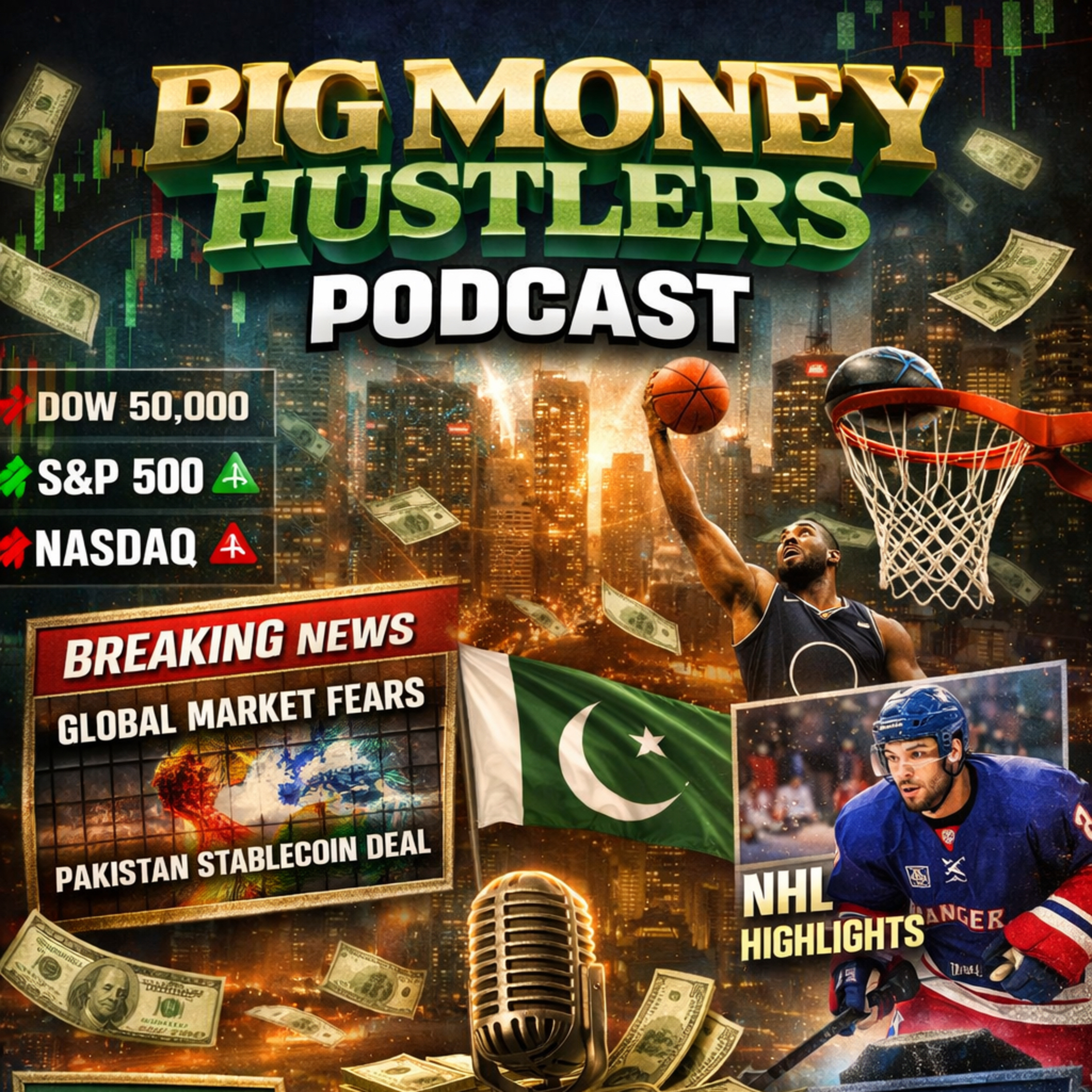 Strap in today’s episode is packed with real-time market swings, global finance and parlays episode artwork