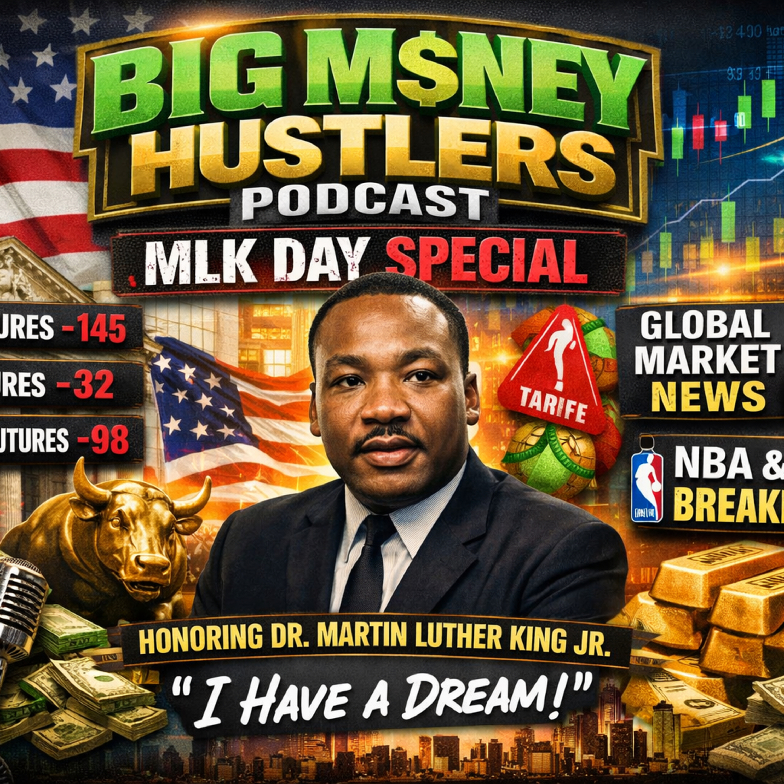 S2-E10 U.S. stock markets are CLOSED today in observance of Martin Luther King Jr. Day episode artwork