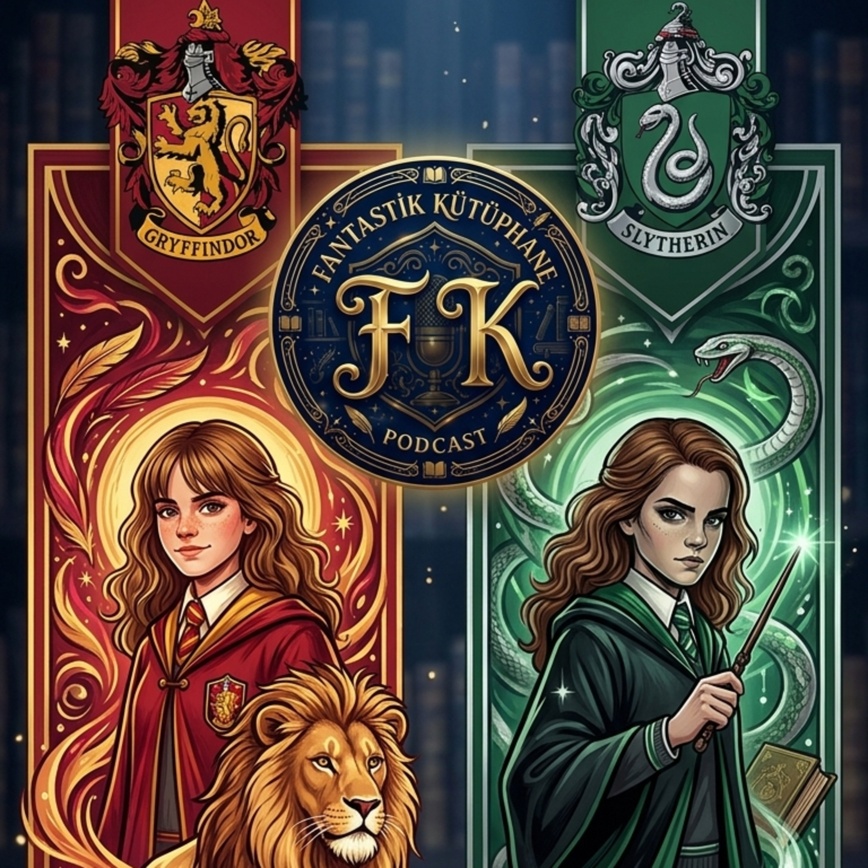 Aslan Cübbeli Bir Yılan: Hermione Granger'ın Karanlık Stratejileri | Kütüphane’nin İlk Konuğu: İrem🐍 episode artwork