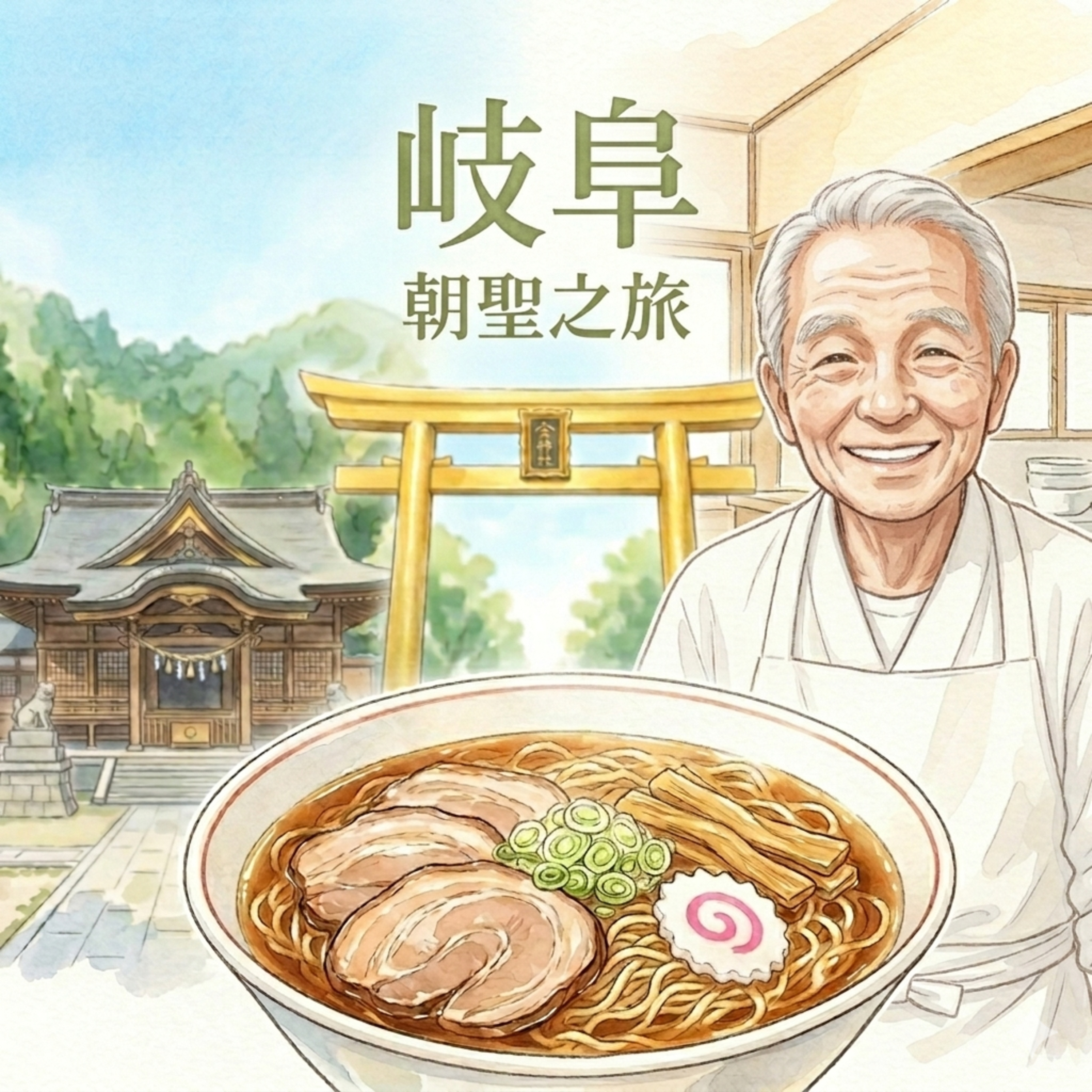 EP26｜名古屋 Day 3上半場：岐阜朝聖之旅～老字號拉麵店「丸デブ總本店」、招財補運「金神社」、能量超強的「伊奈波神社」 episode artwork