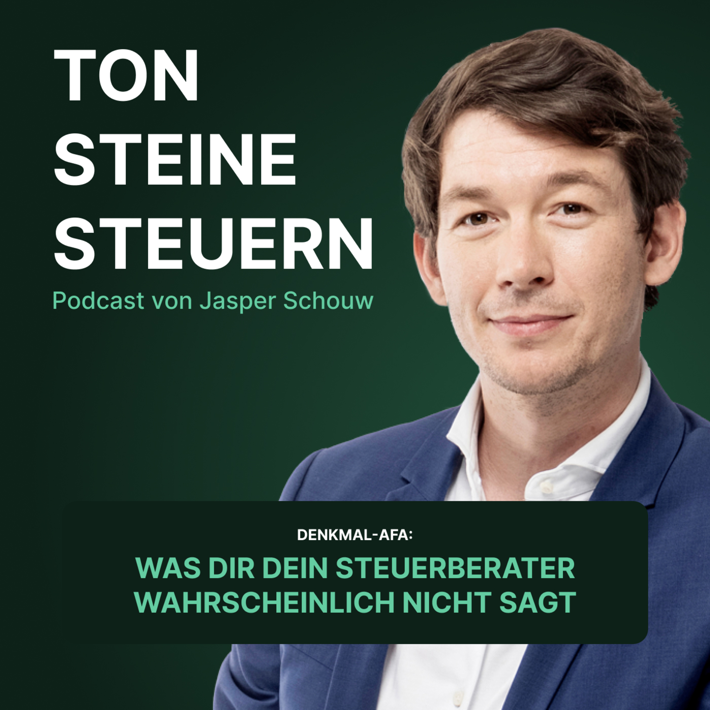 Ton Steine Steuern: Denkmal-AFA: Was dir dein Steuerberater wahrscheinlich nicht sagt | Podcast episode artwork