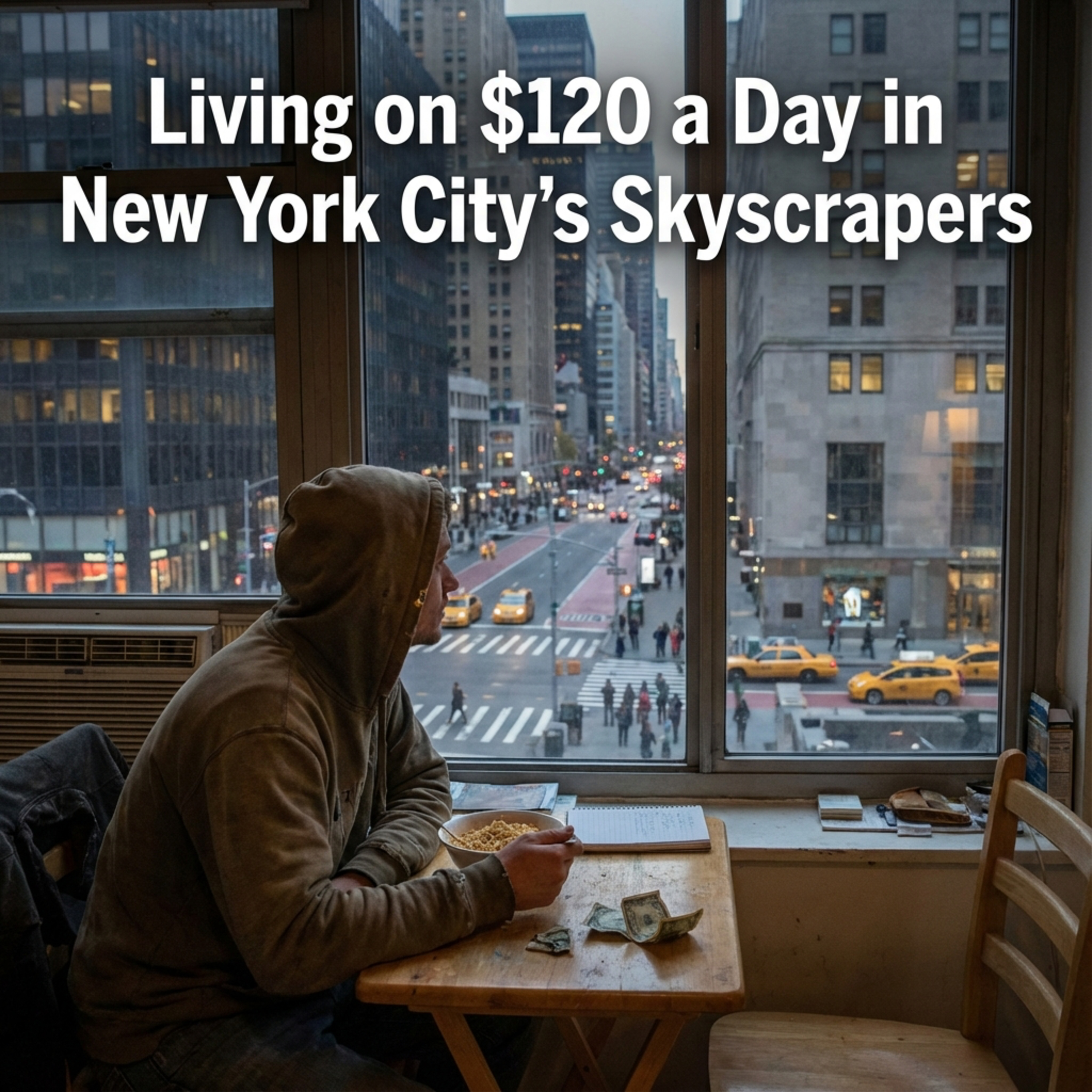 Living on $120 a Day in New York City's Skyscrapers episode artwork