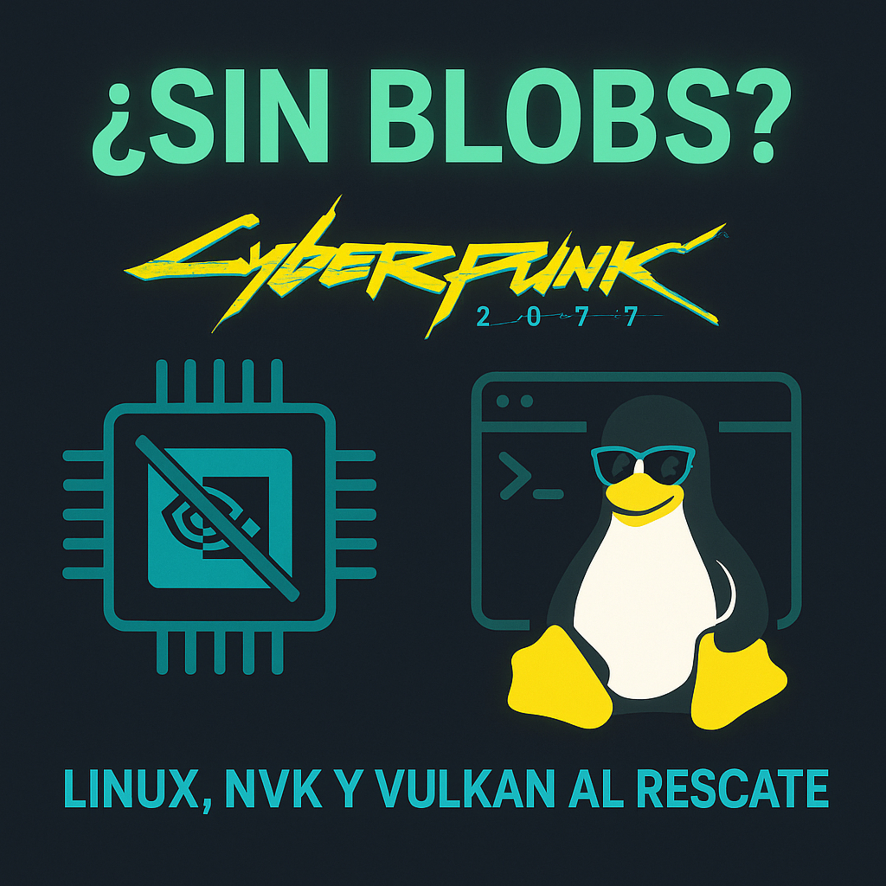 ¿Cyberpunk 2077 sin blobs en Linux? Así lo logra NVK con Vulkan libre
