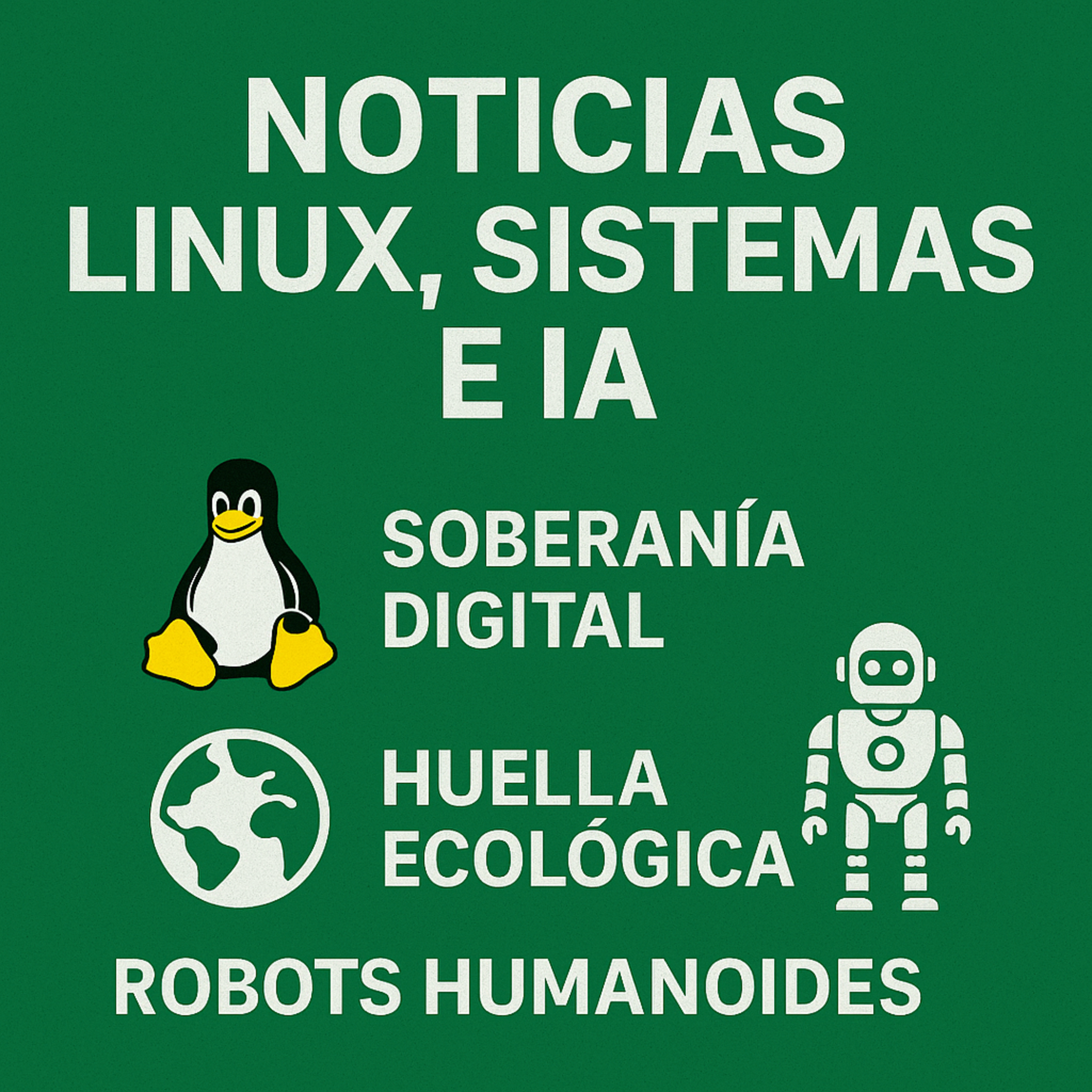 Noticias Linux, Sistemas e IA: soberanía digital, huella ecológica y robots humanoides