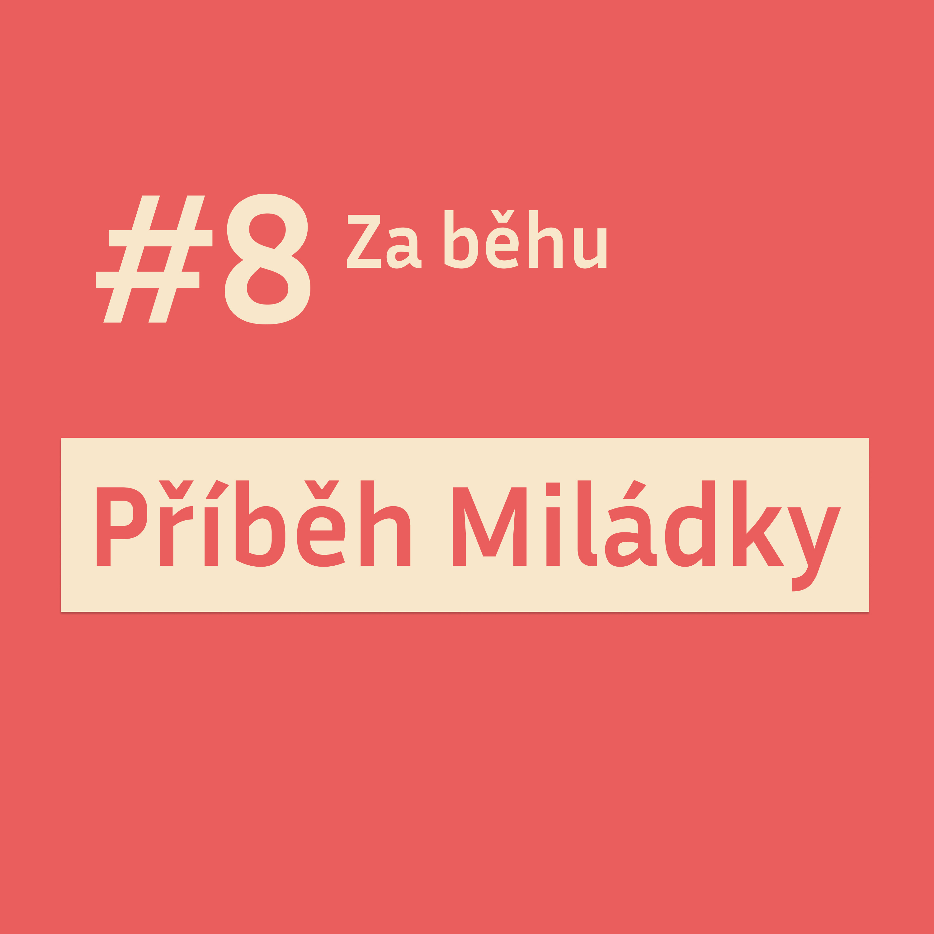 #8 SPECIÁL: Příběh Miládky: Zrození vytrvalosti  episode artwork