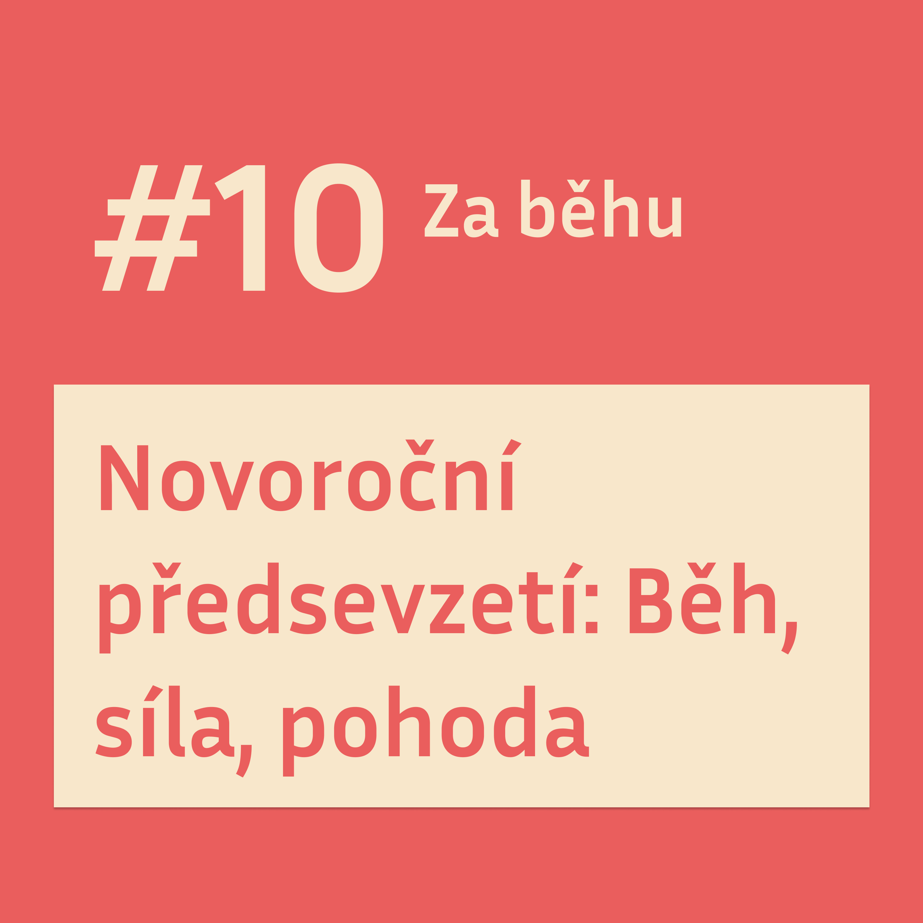 #10 Novoroční předsevzetí: Běh, síla, pohoda episode artwork