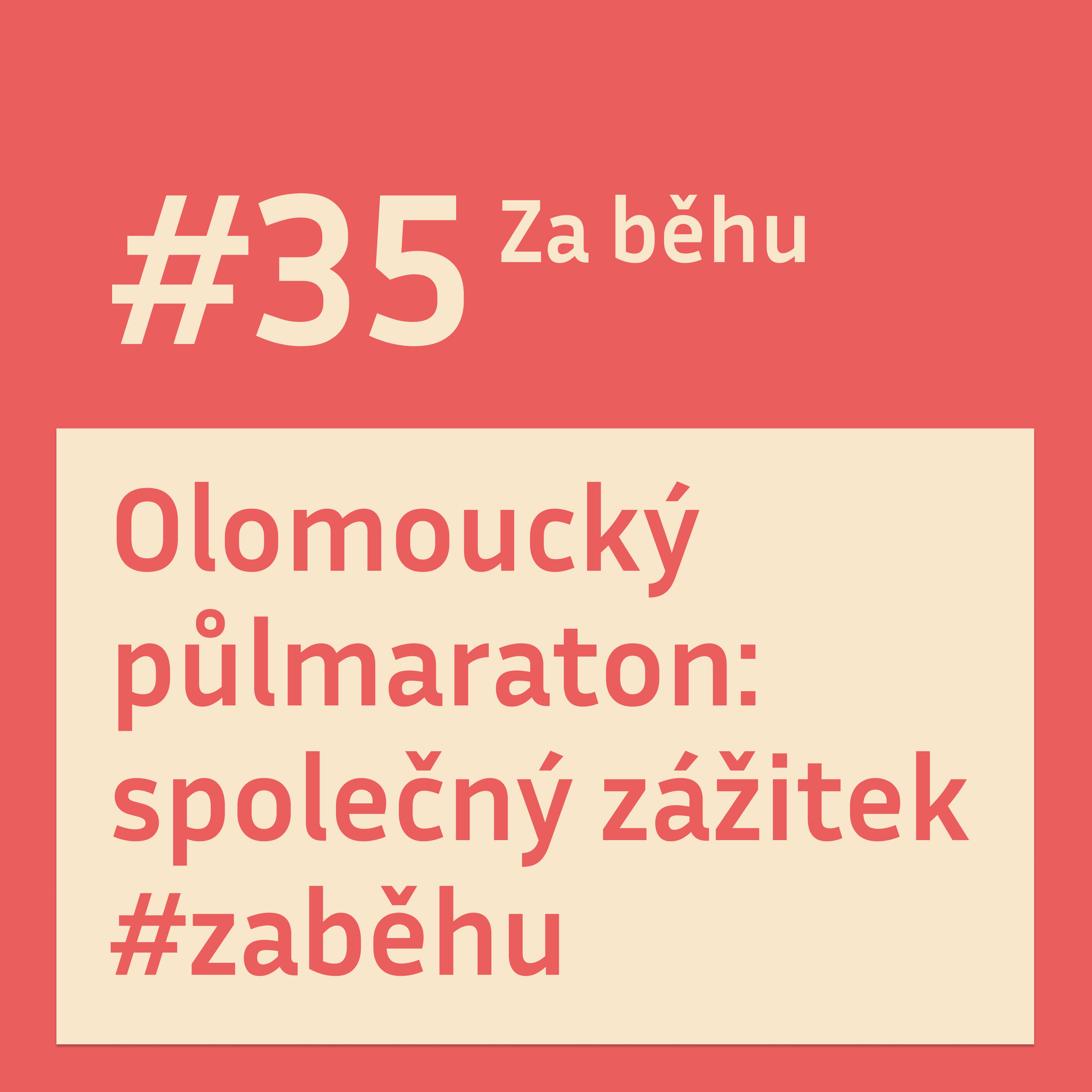 #35 Olomoucký půlmaraton: společný zážitek #zaběhu episode artwork