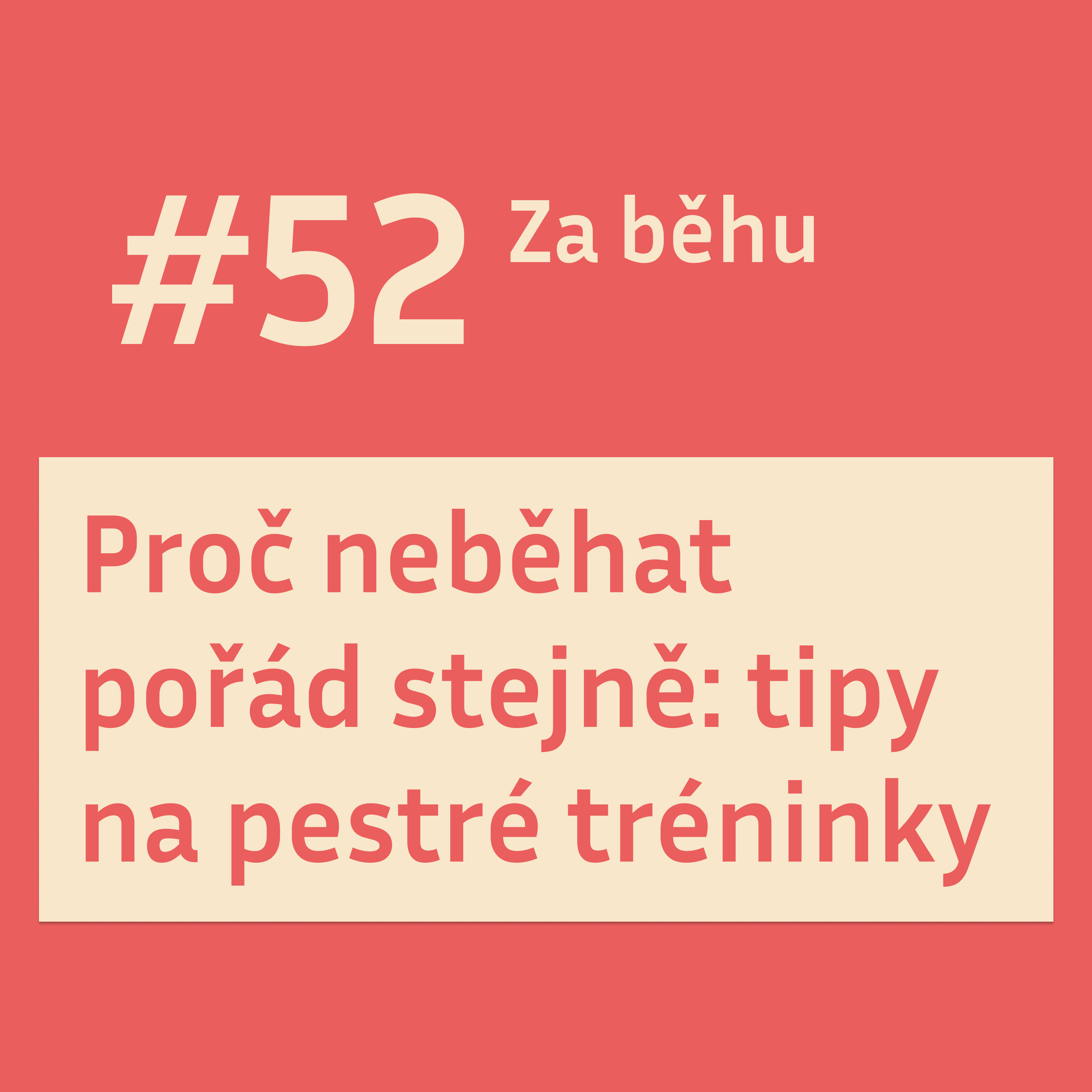 Za běhu