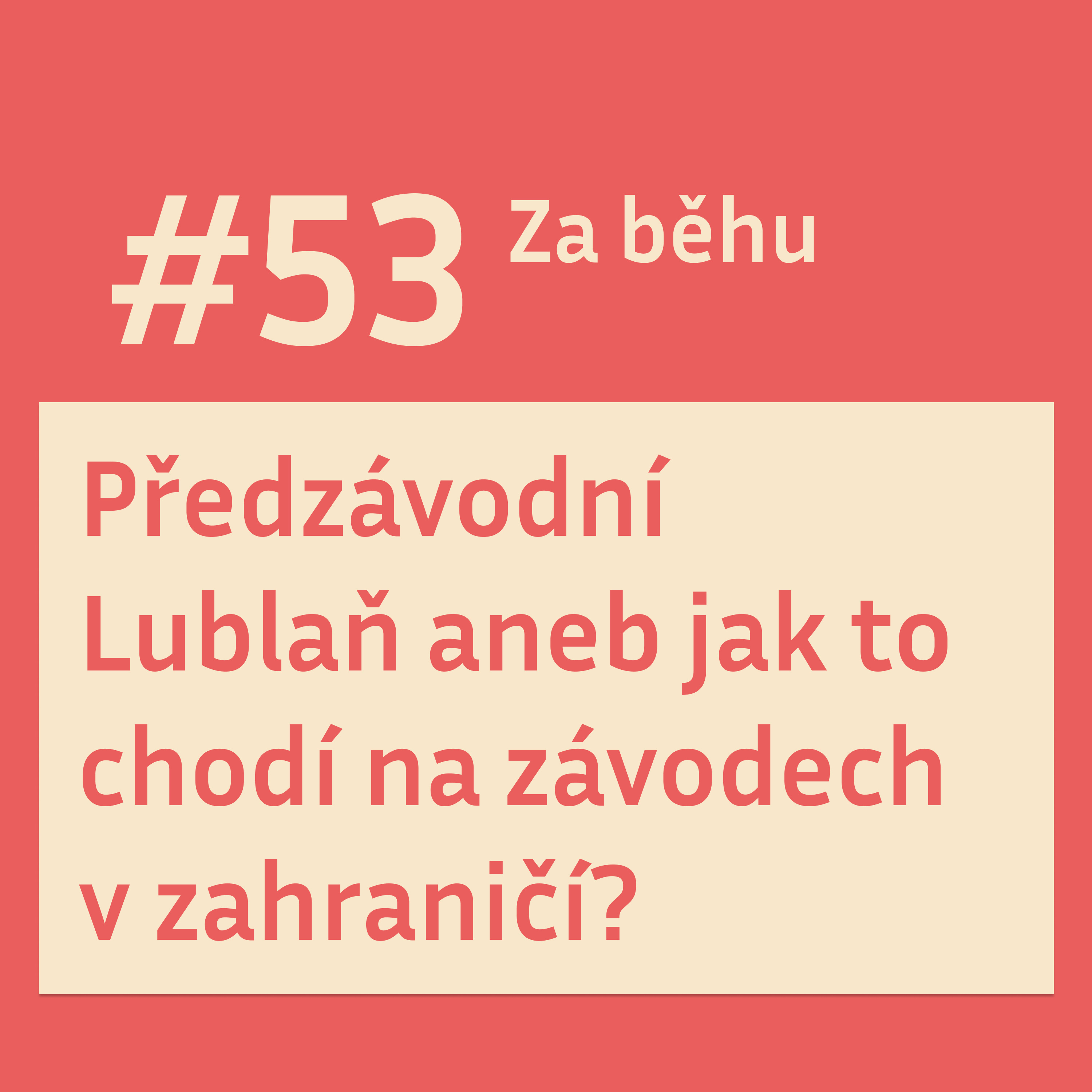 Za běhu