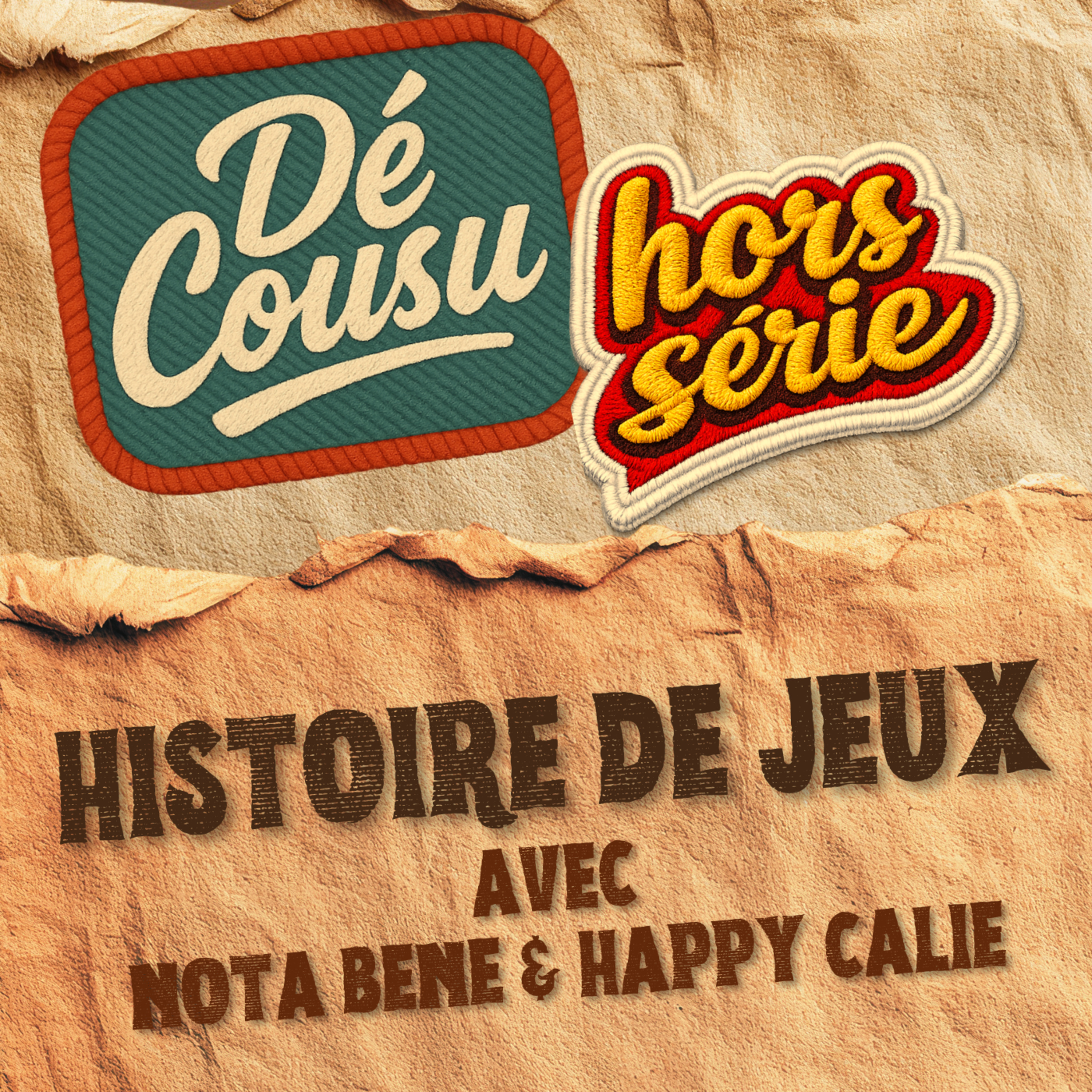 Histoire de jeux avec Nota Bene & Happy Calie - Dé Cousu HS1