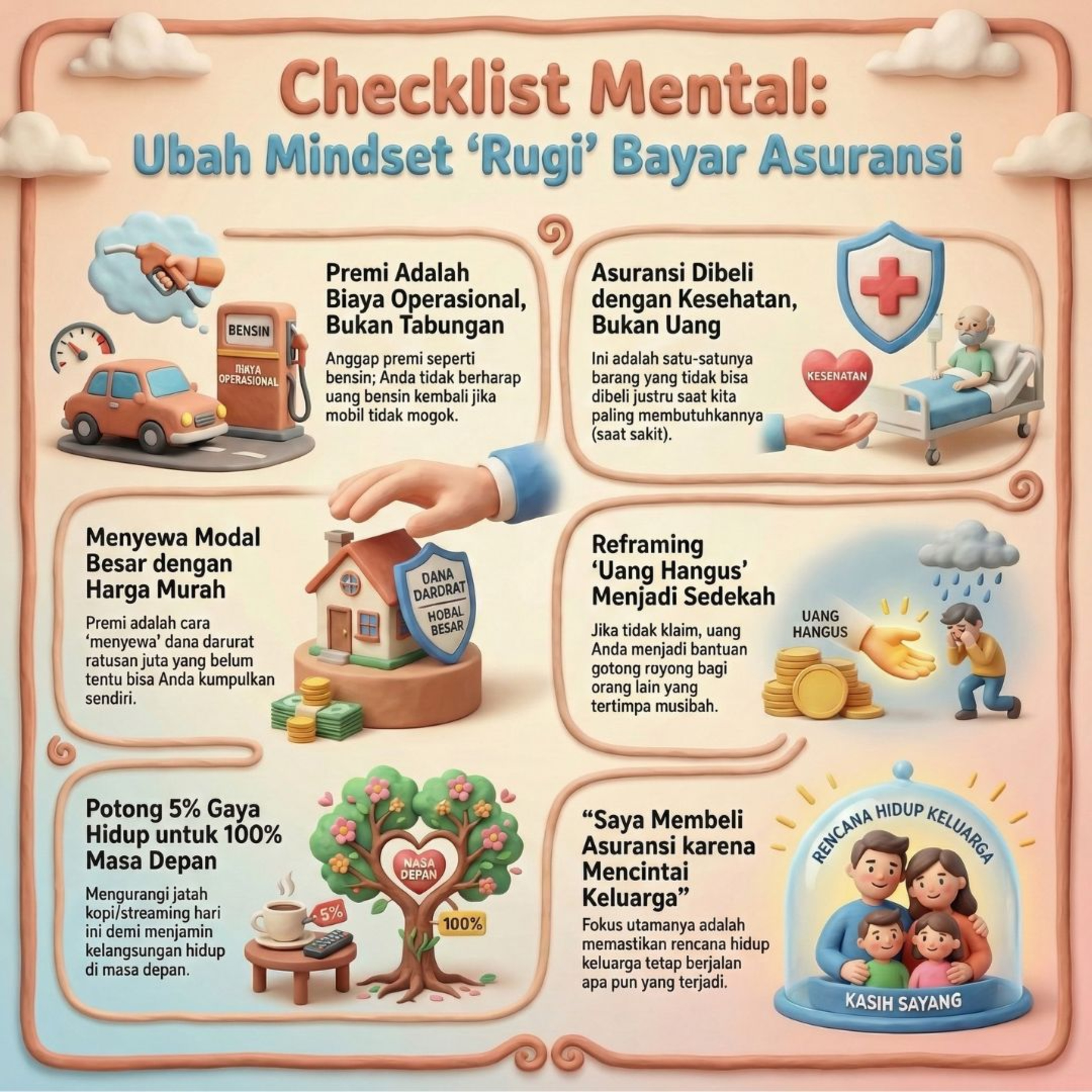 Eps 35. Checklist Mental: Menata Ulang Mindset Asuransi For Your Financial Wellness episode artwork