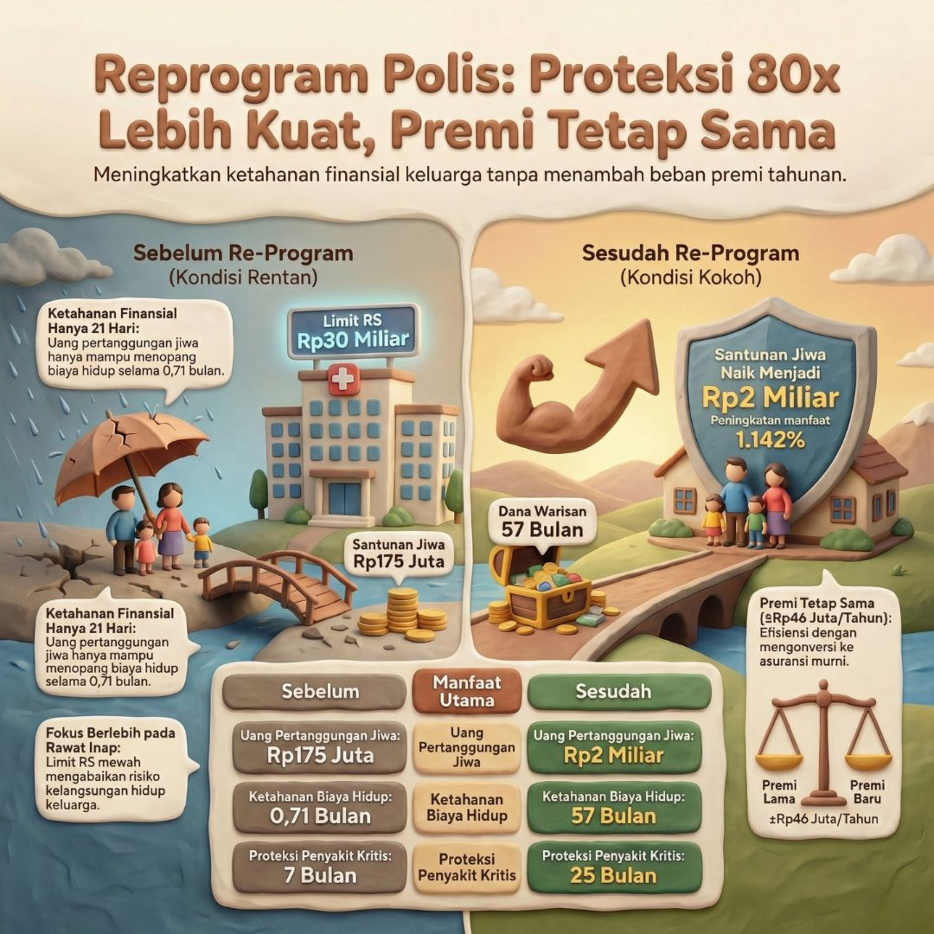 Eps 39. Reprogramming Asuransi : Manfaat Naik 80X Lipat, Premi Tetap Sama episode artwork