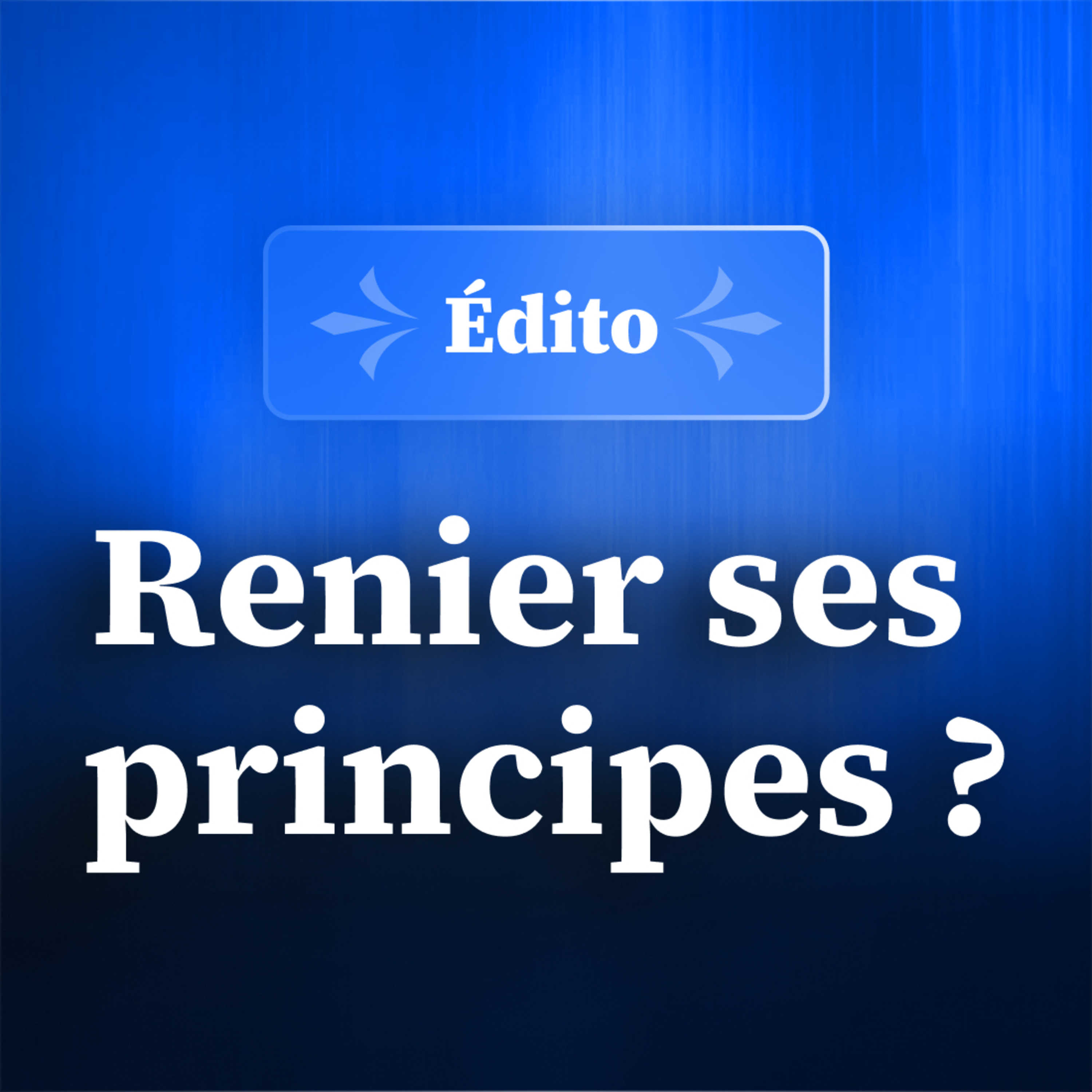Qu'est-ce qu'on fait ? On renie nos principes face à ceux qui n'en ont pas ? episode artwork