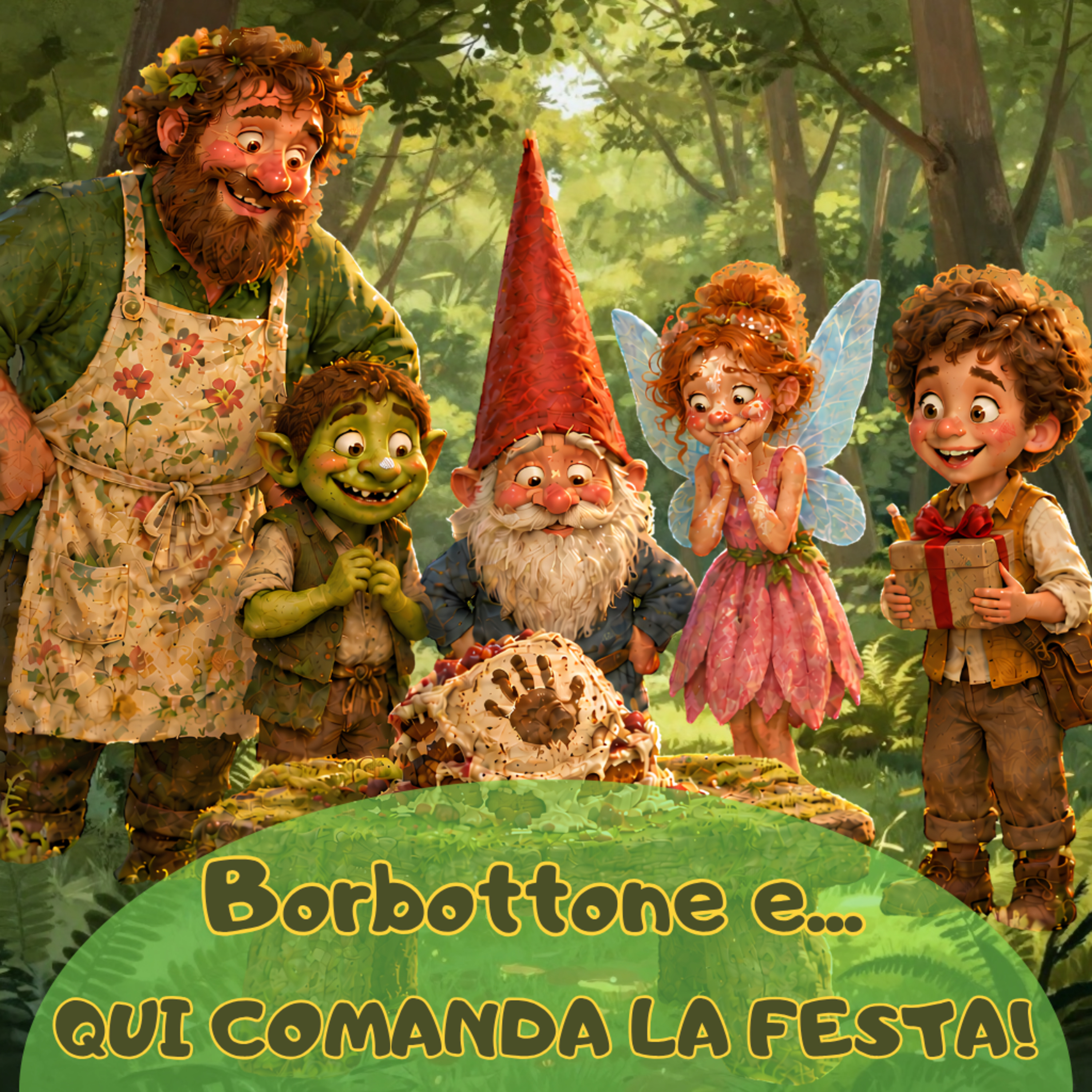 Borbottone e... QUI COMANDA LA FESTA! - Storia della buonanotte