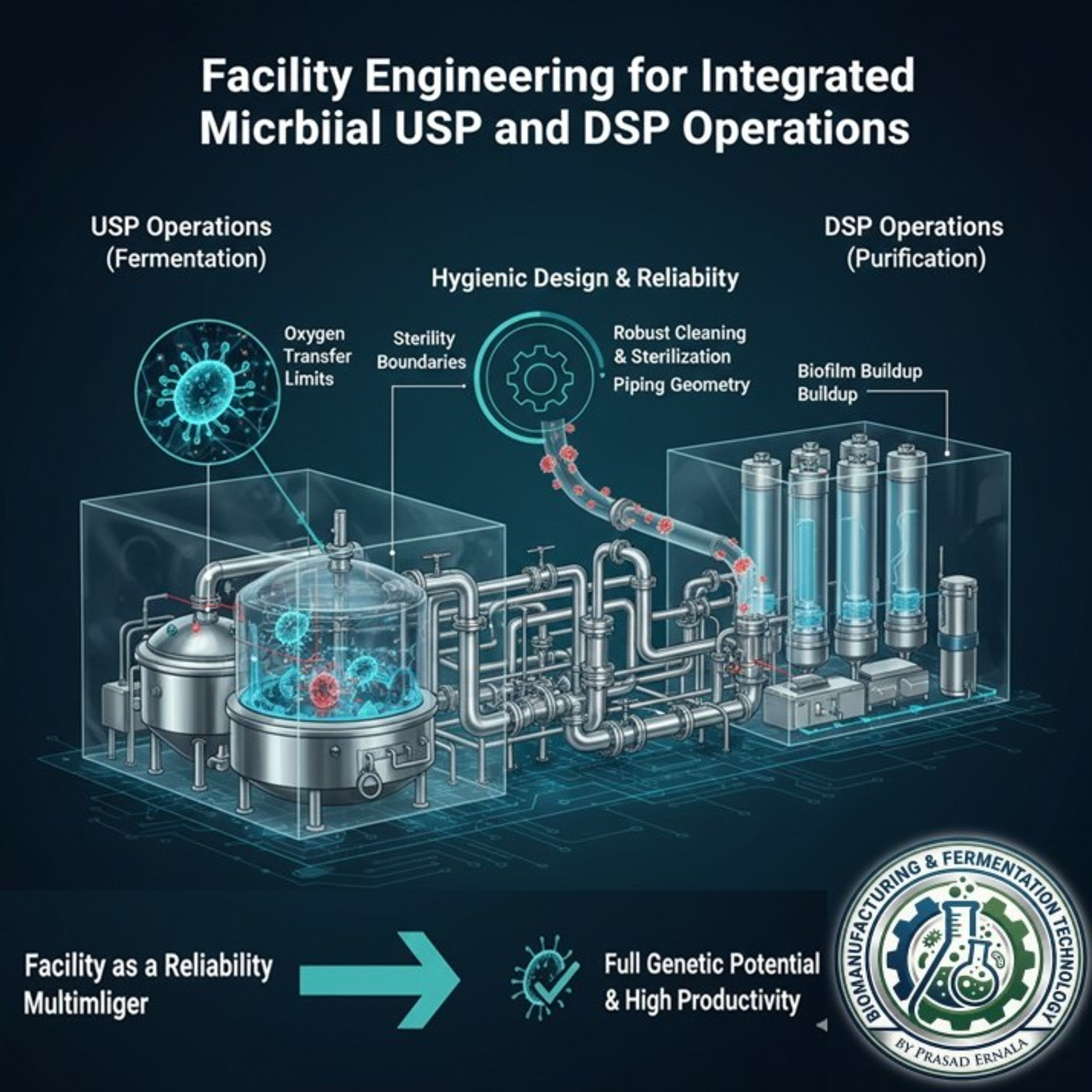 Facility Engineering for Integrated Microbial USP and DSP Operations episode artwork