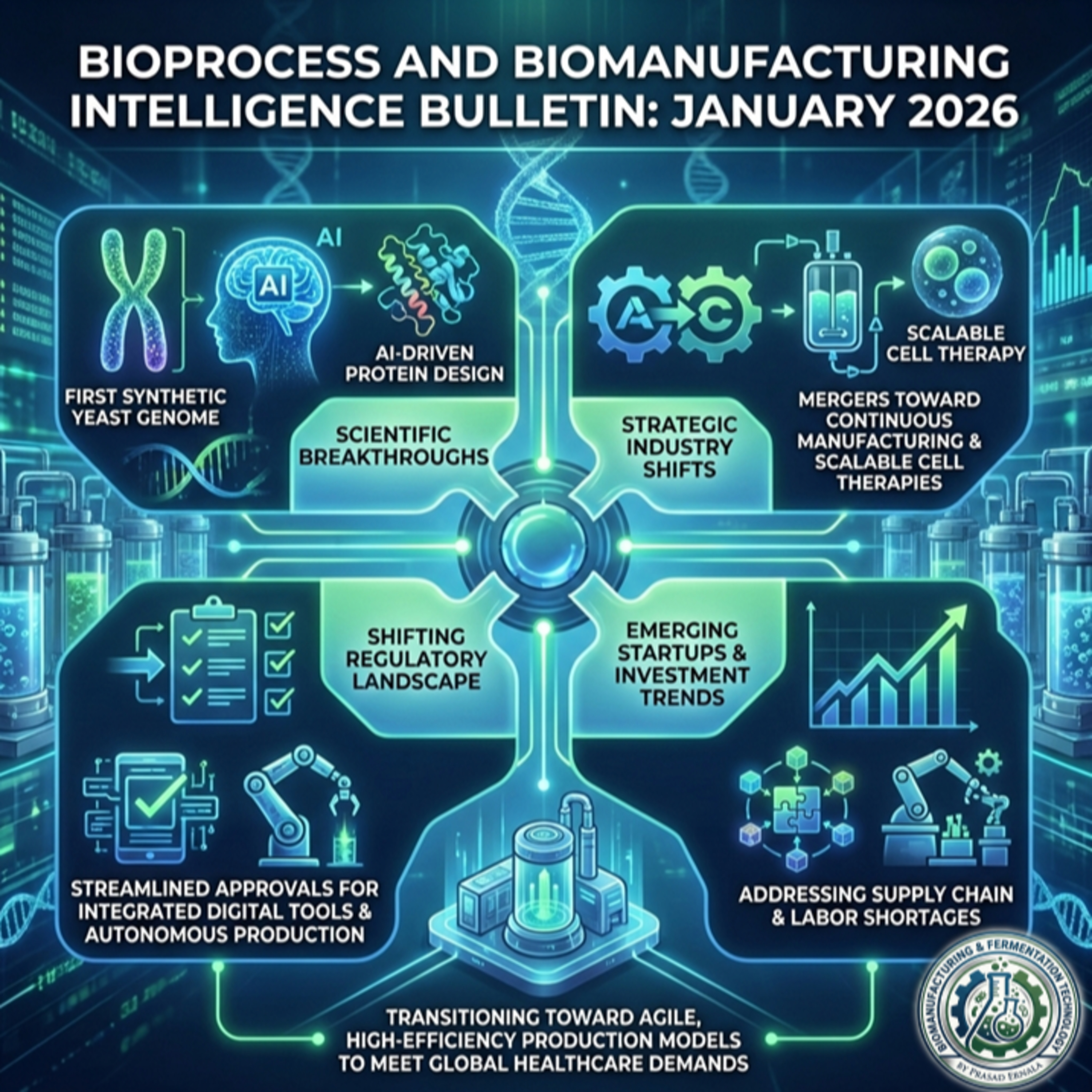 Bioprocess and Biomanufacturing Intelligence Bulletin: January 2026 episode artwork