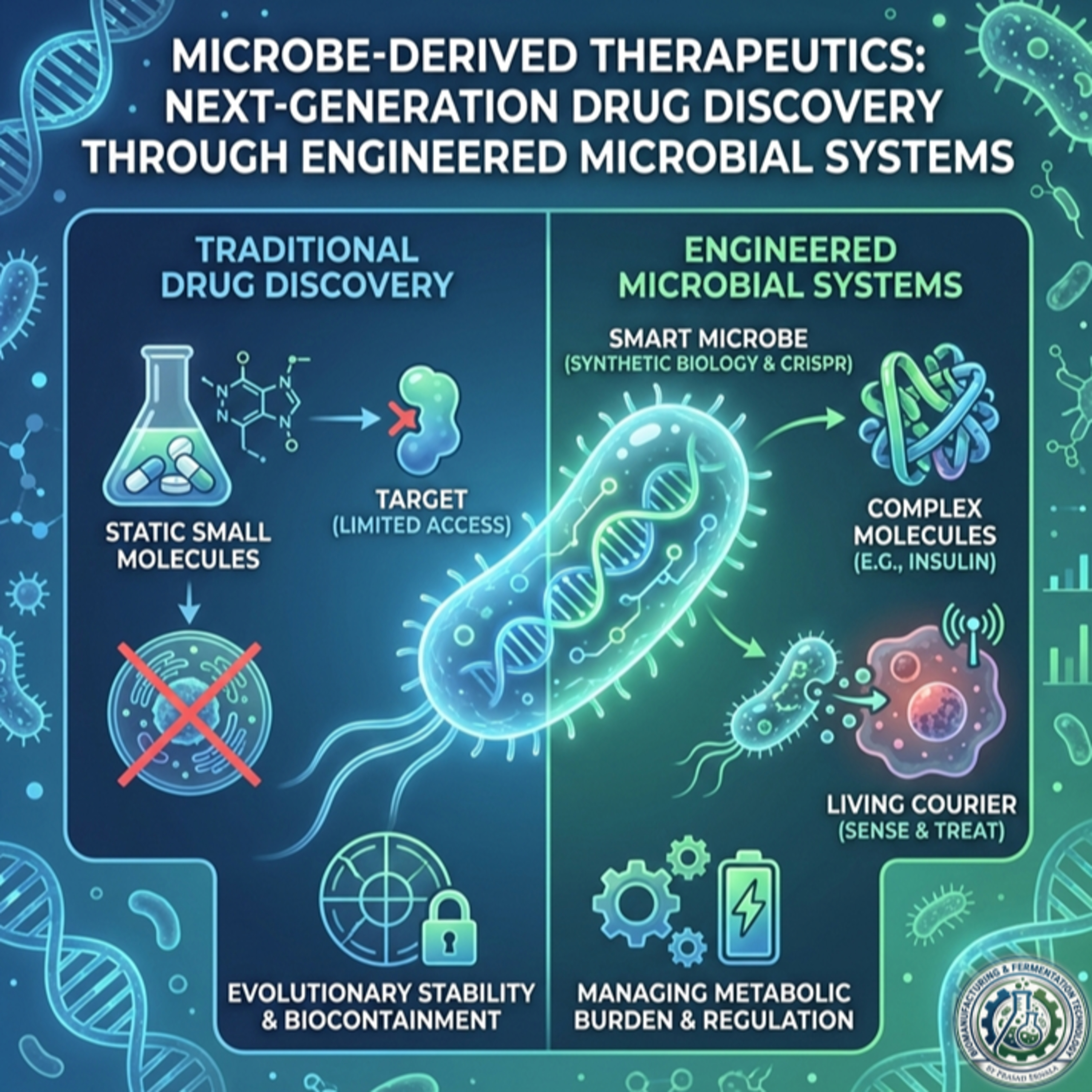Microbe-Derived Therapeutics: Next-Generation Drug Discovery Through Engineered Microbial Systems episode artwork