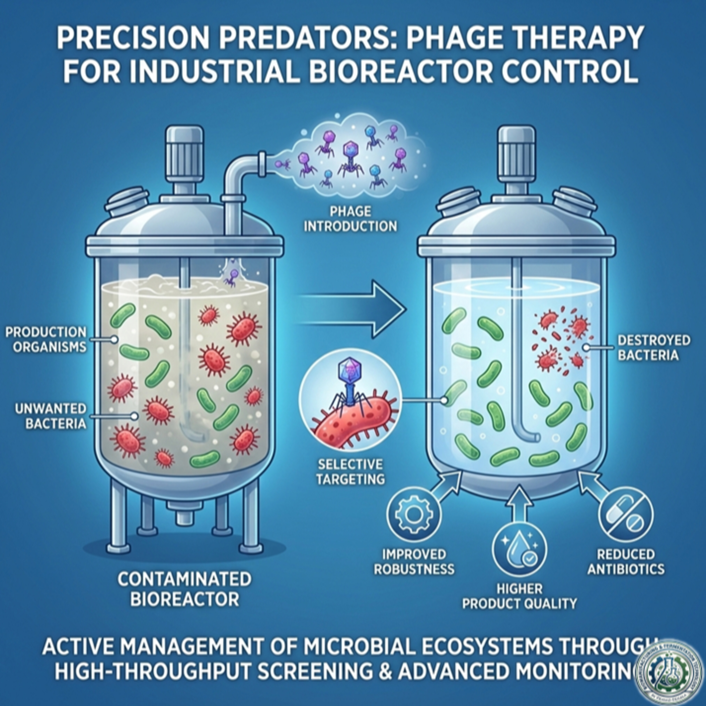 Precision Predators: Phage Therapy for Industrial Bioreactor Control episode artwork