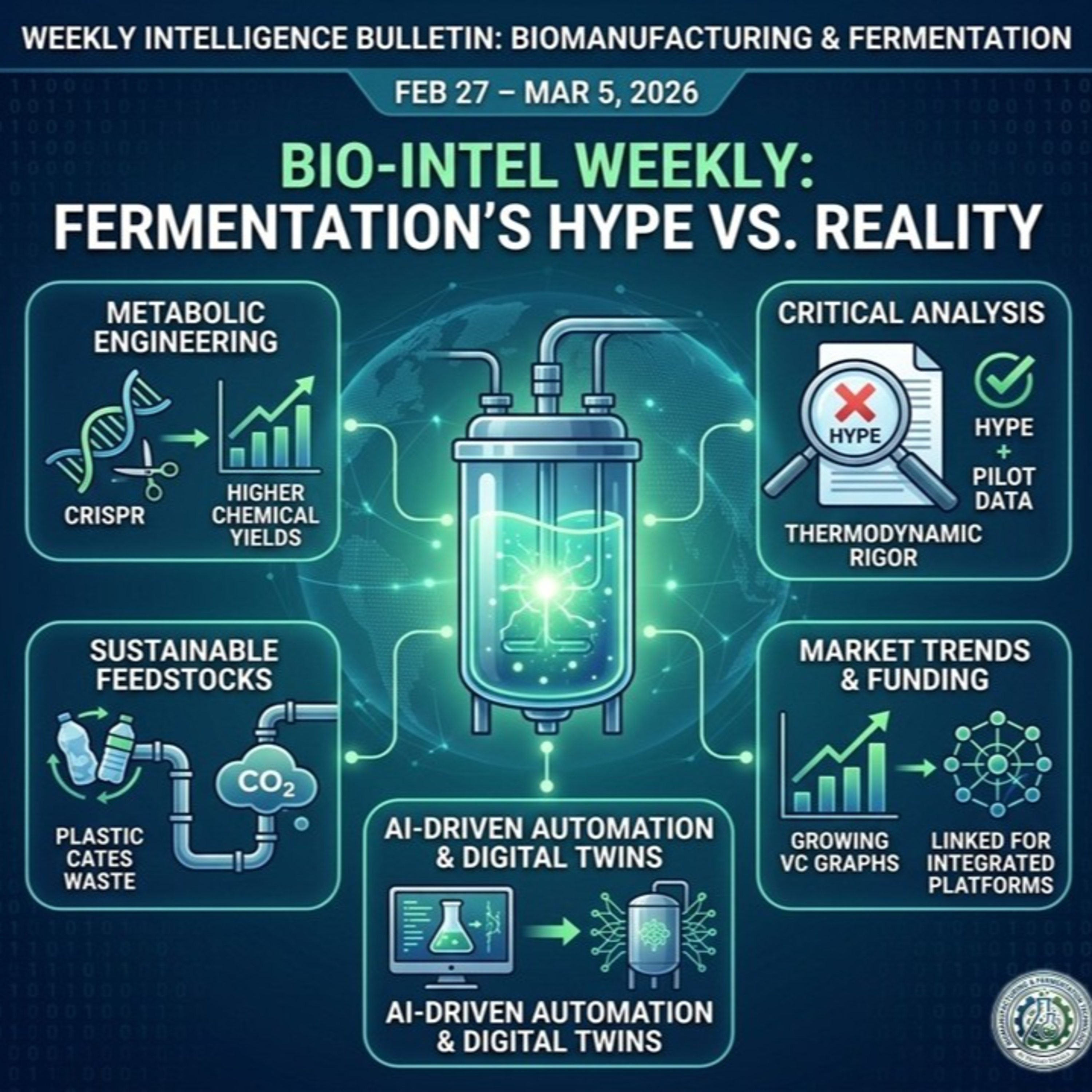 Weekly Intelligence Bulletin Biomanufacturing and Fermentation (February 27 – March 5, 2026) episode artwork