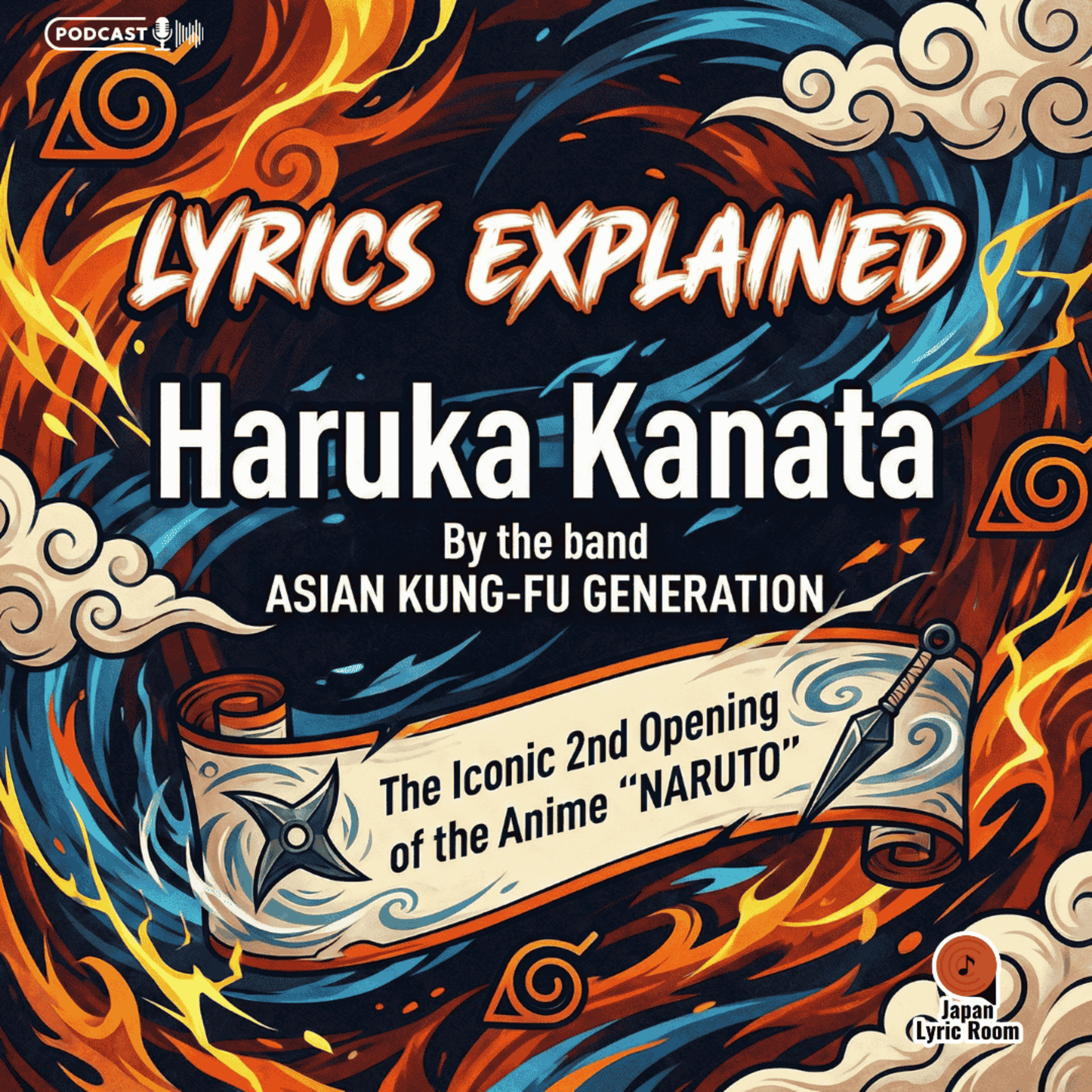 ASIAN KUNG-FU GENERATION - Haruka Kanata （遥か彼方）Lyrics Meaning & Analysis | Naruto Opening 2 episode artwork