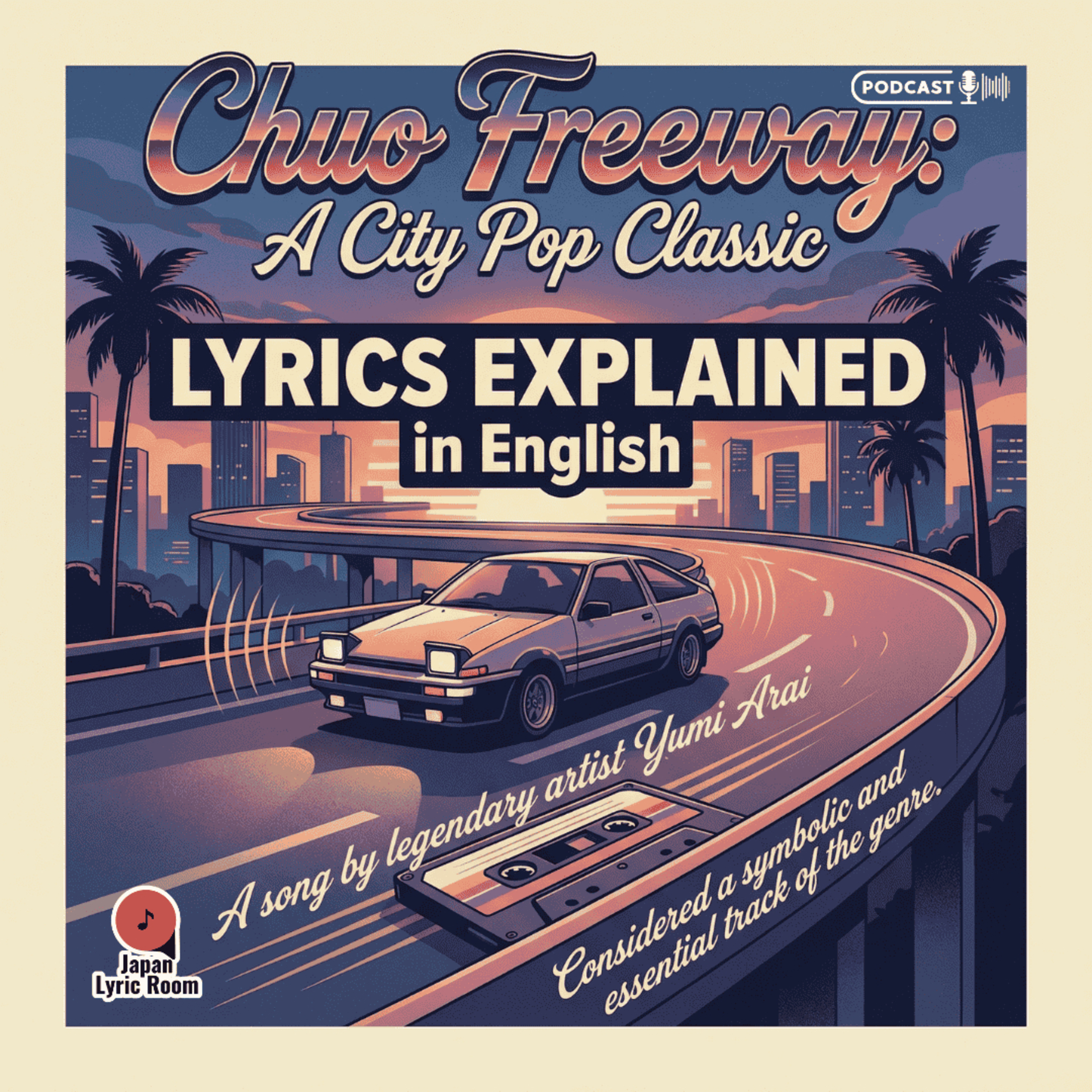 Yumi Arai - Chuo Freeway （中央フリーウェイ） Lyrics Meaning & Analysis | Tokyo Highway Nostalgia episode artwork