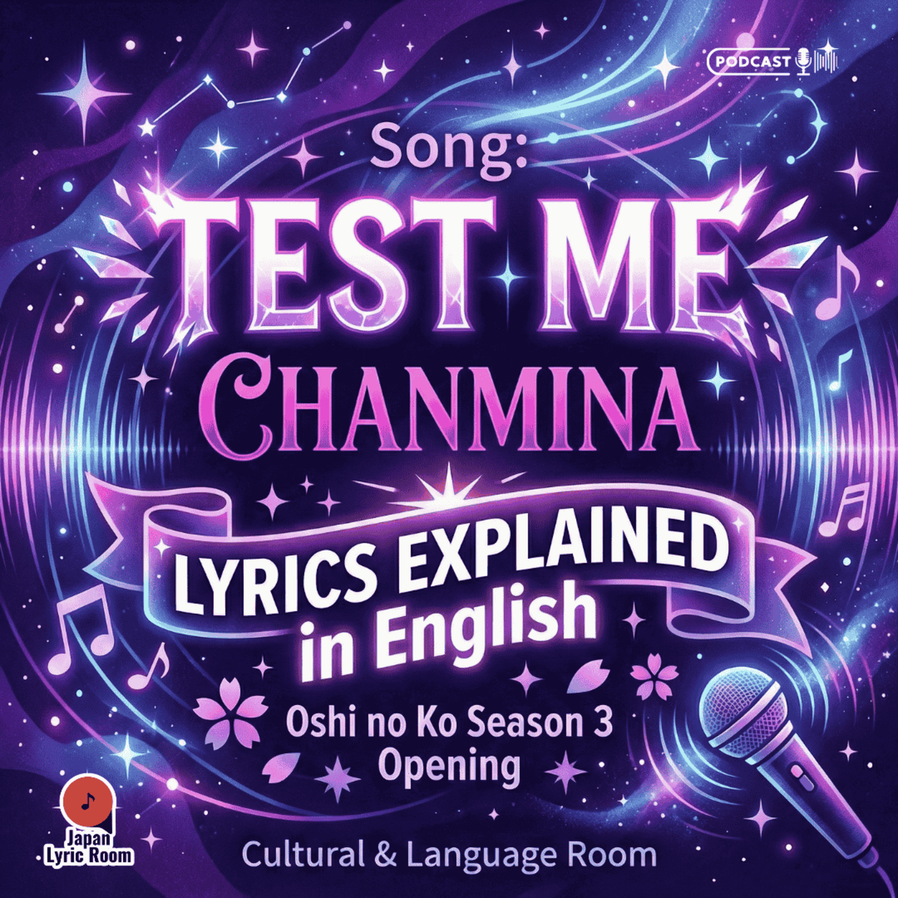 Chanmina ちゃんみな - TEST ME Lyrics Meaning & Analysis | Oshi no Ko【推しの子】 episode artwork