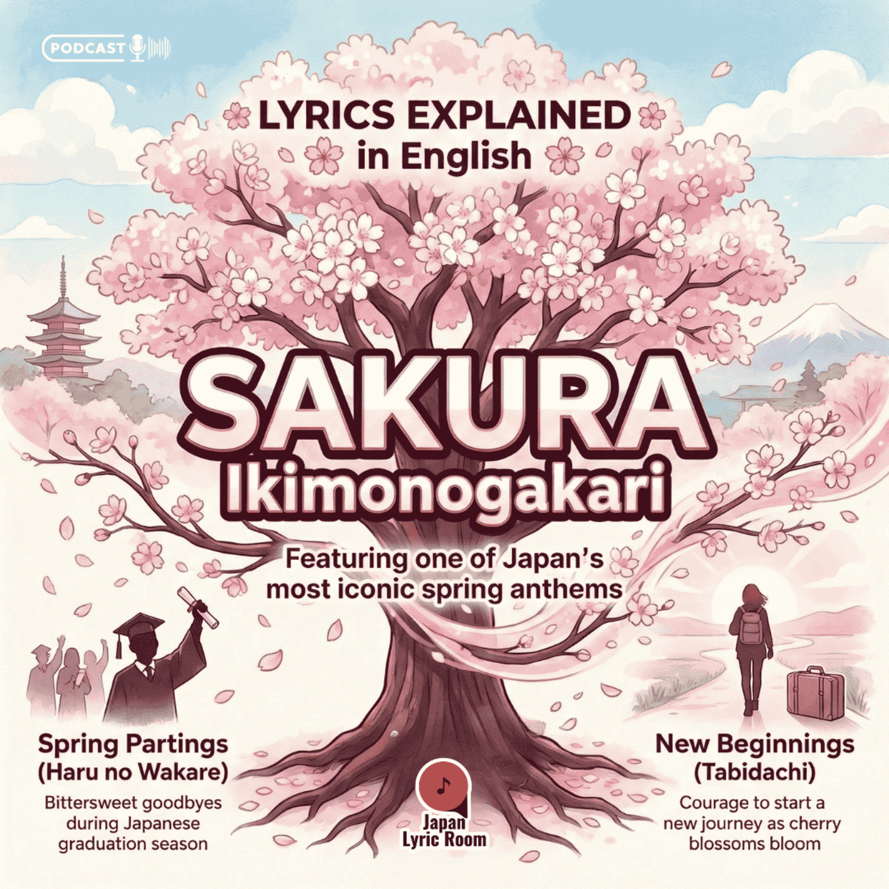 Ikimonogakari いきものがかり - SAKURA Lyrics Meaning & Analysis | Japanese Spring Song & Graduation Anthem episode artwork
