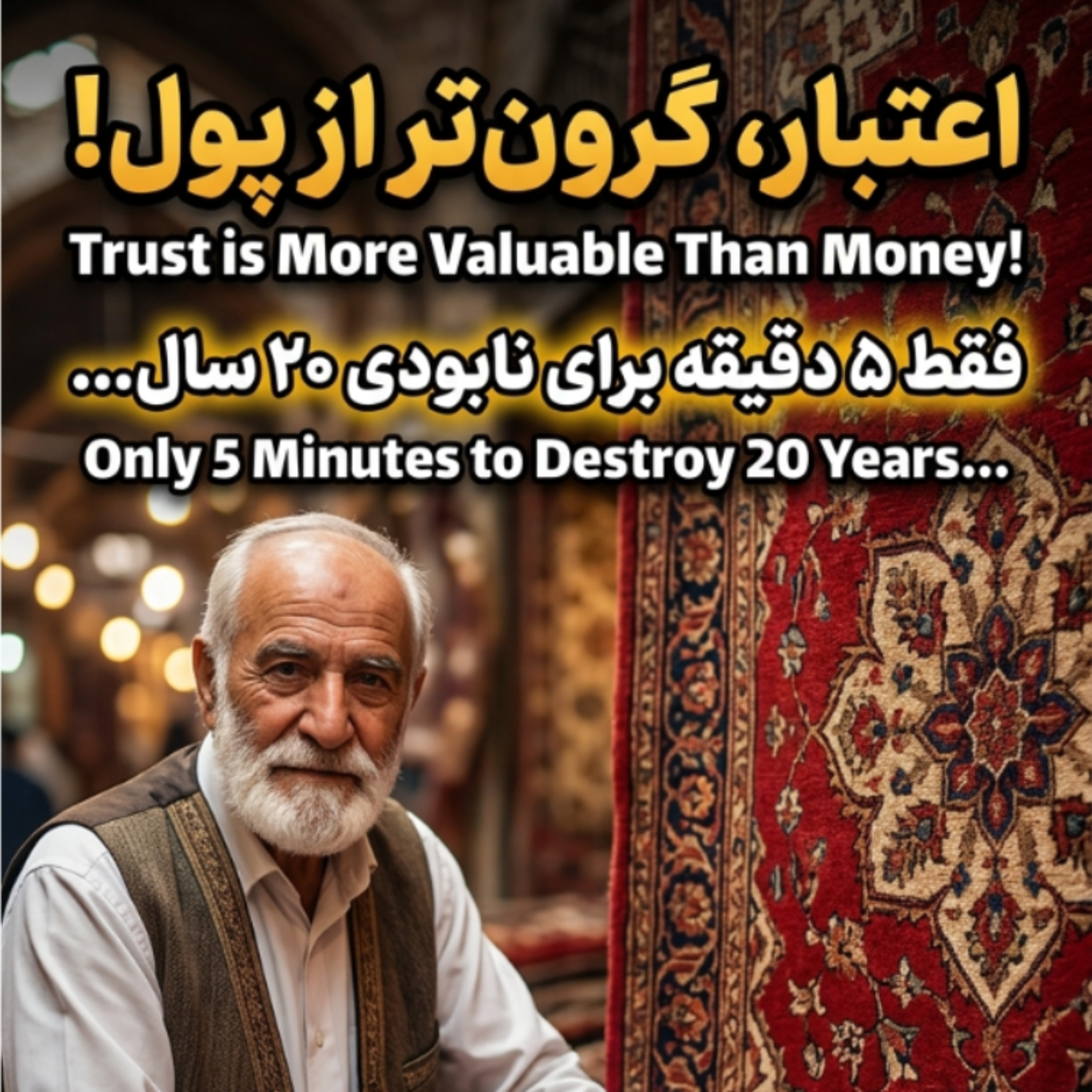 اعتبار یا سود؟ درس بزرگ پیرمرد بازاری | Trust vs Profit episode artwork
