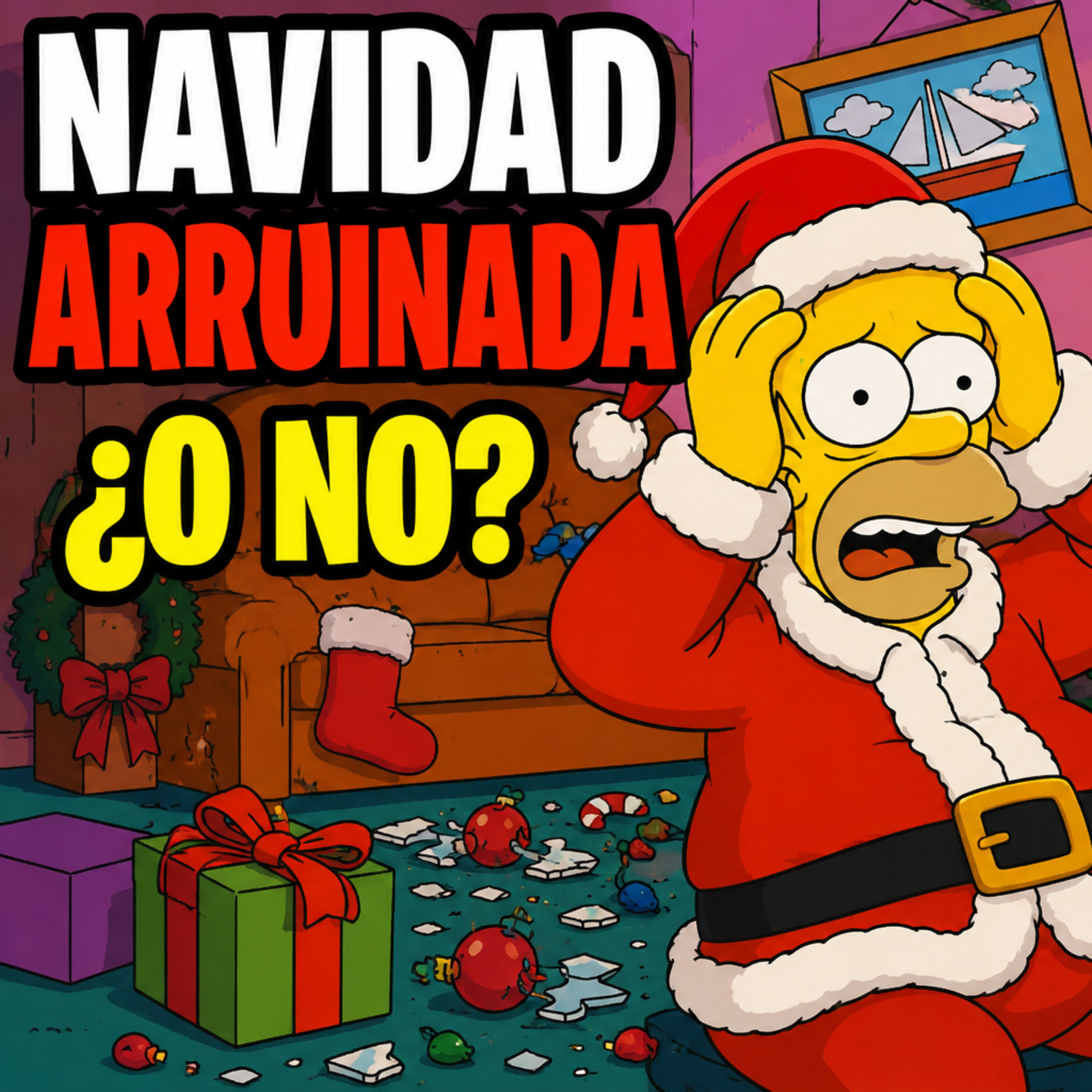La Navidad MÁS TRISTE de Homero Simpson (Y Nadie lo Notó) 🎄😢
