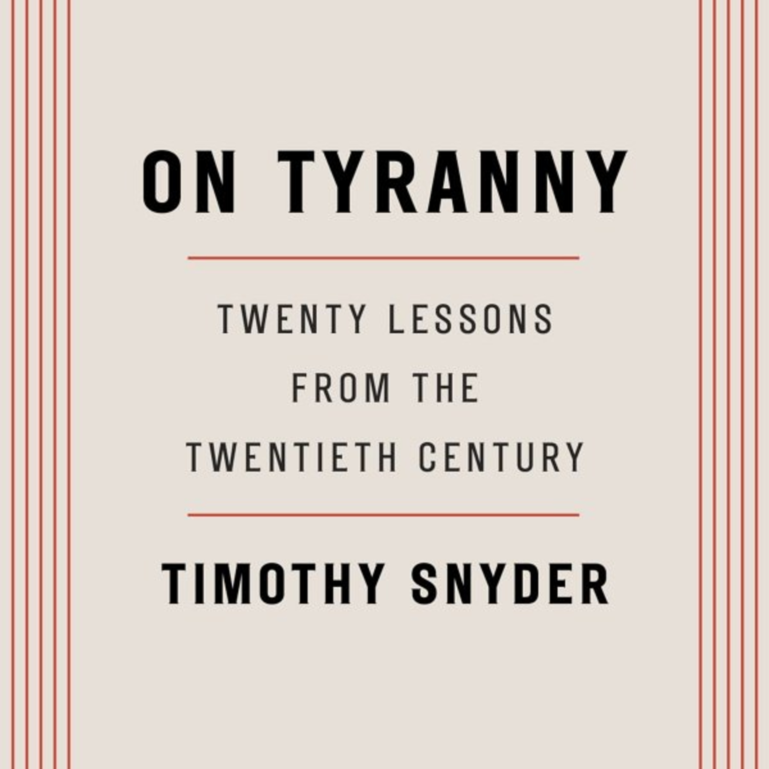 On Tyranny — Obedience, Fear, and Democratic Collapse (Audio)