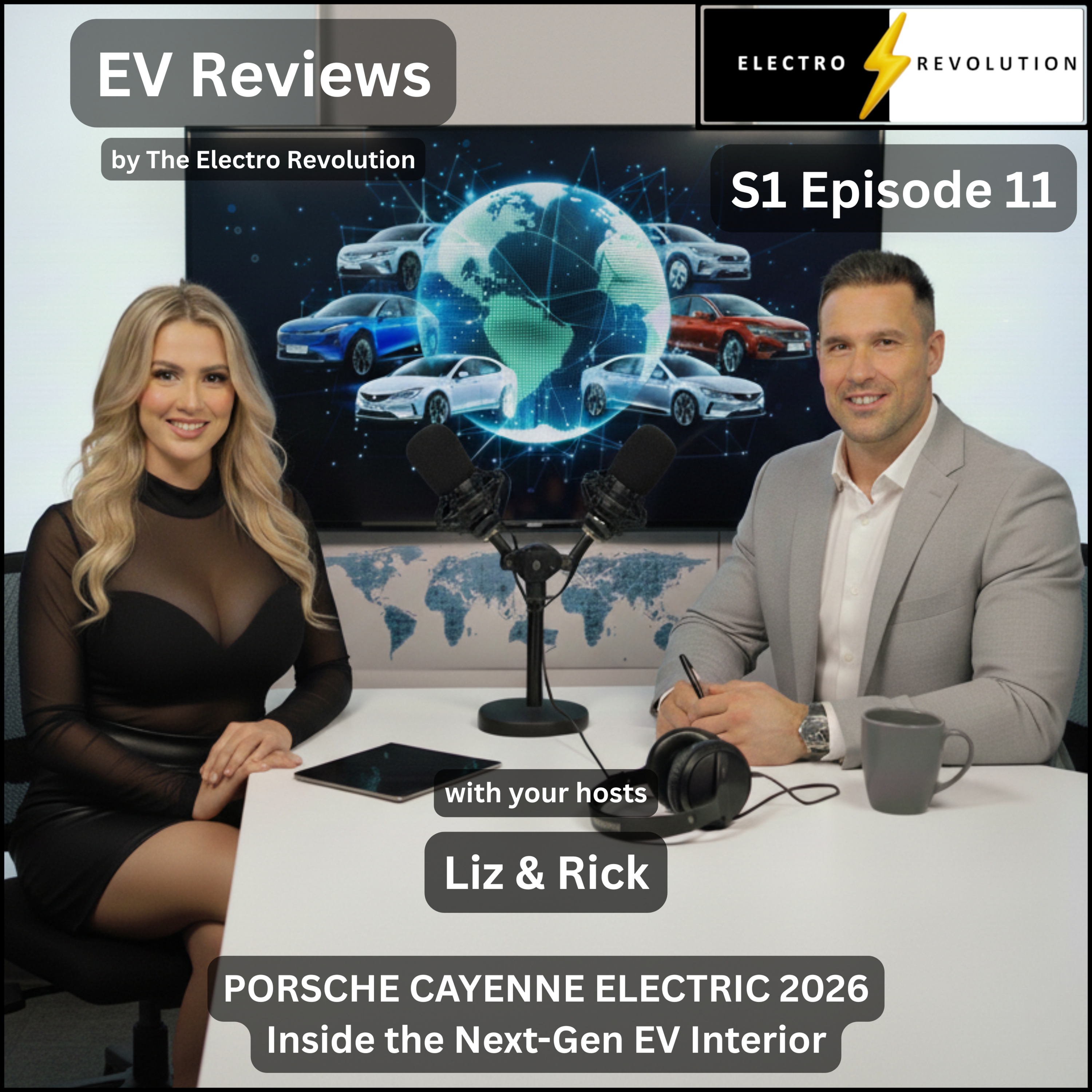 EV Reviews Podcast — S1Ep11 — Porsche Cayenne Electric 2026 – Inside the Next-Gen EV Interior episode artwork