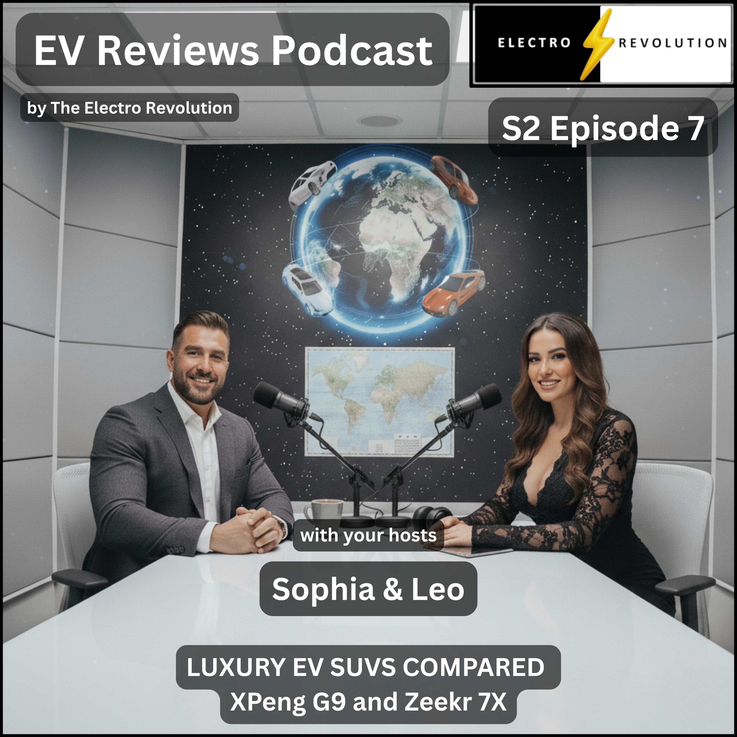 EV Reviews Podcast — S2Ep7 — XPeng G9 and Zeekr 7X Luxury EV SUVs Compared episode artwork