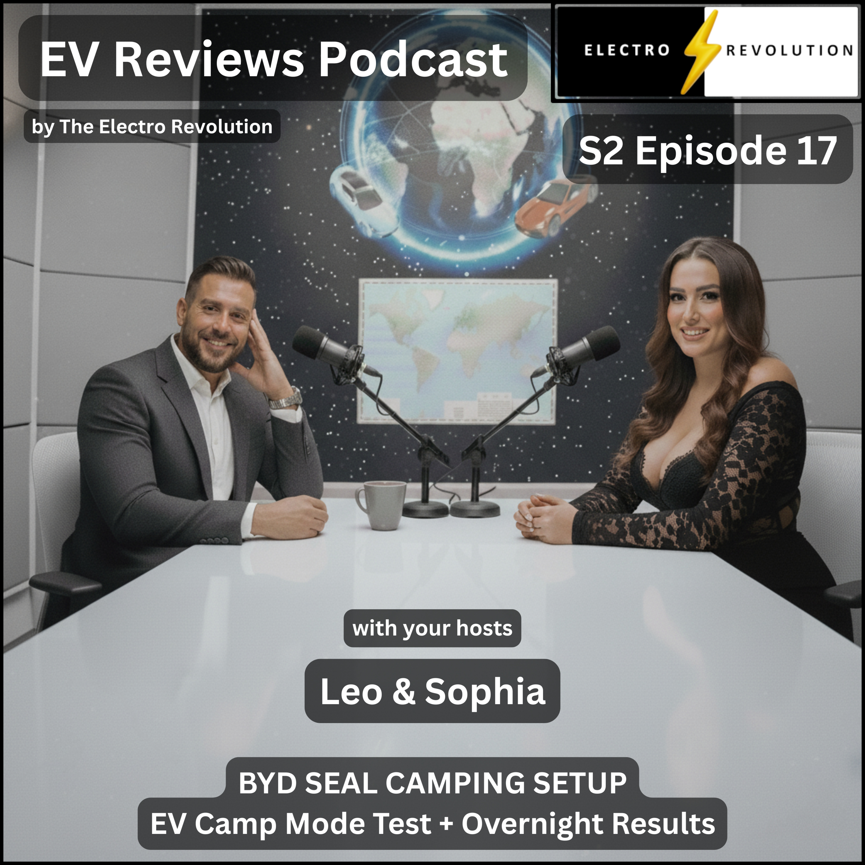 EV Reviews Podcast — S2Ep17 — BYD Seal Camping Setup! EV Camp Mode Test + Overnight Results episode artwork