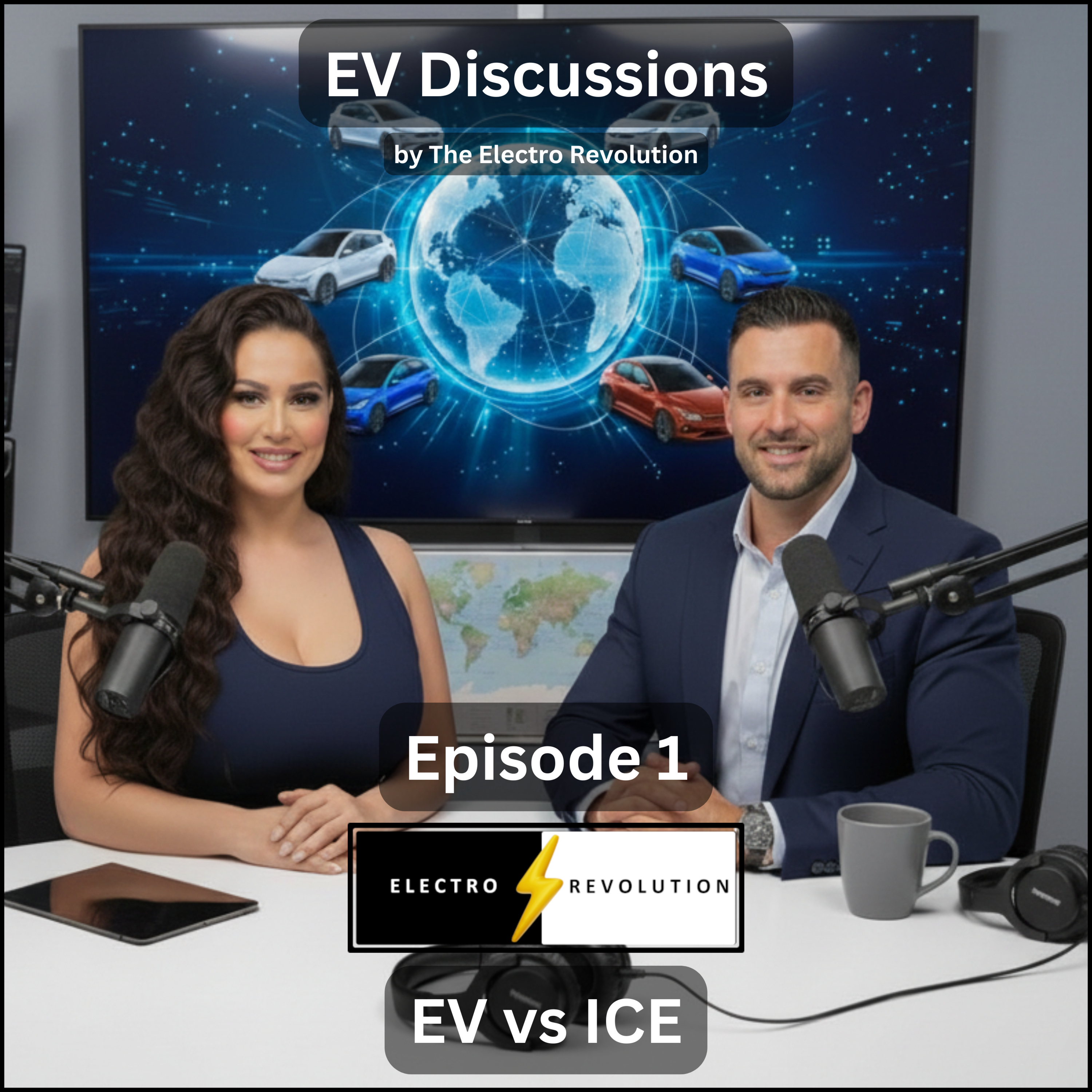 EV Discussions Podcast — S1Ep1 — EV vs ICE — Introductions, My History, Performance, Instant Torque episode artwork