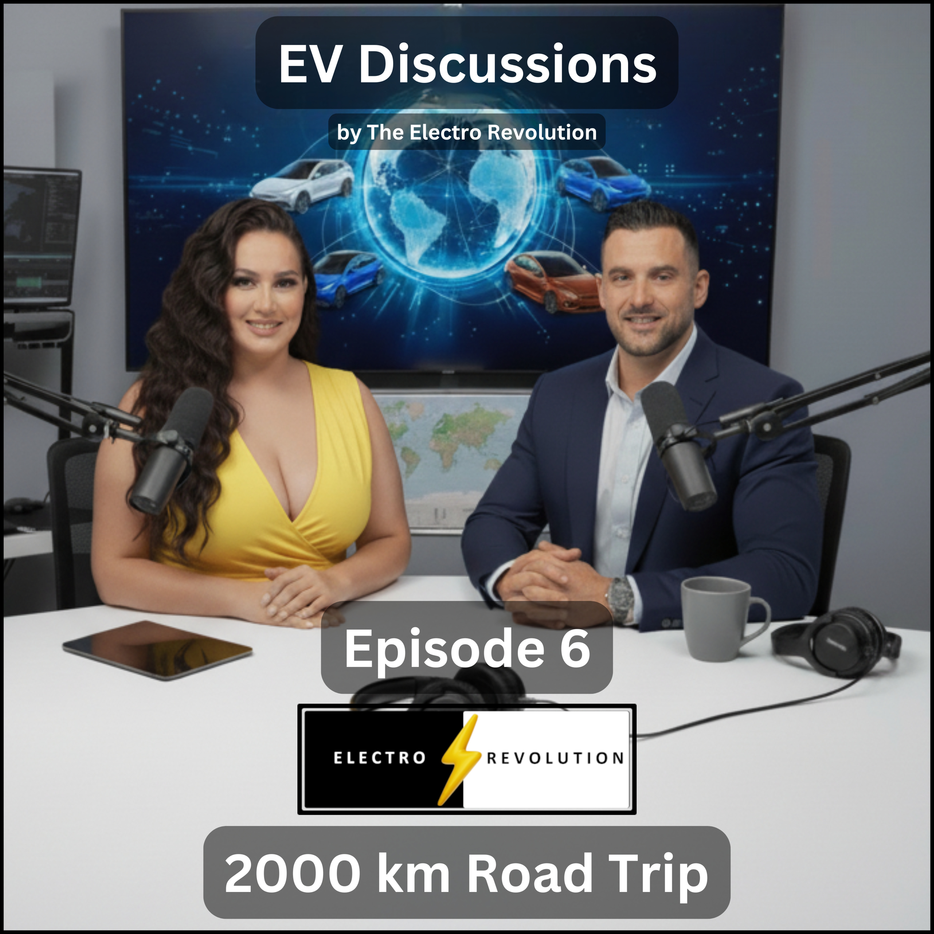 EV Discussions Podcast — S1Ep6 — 2000 km Road Trip — Overall Trip and Trip Planner, 1st Stop episode artwork