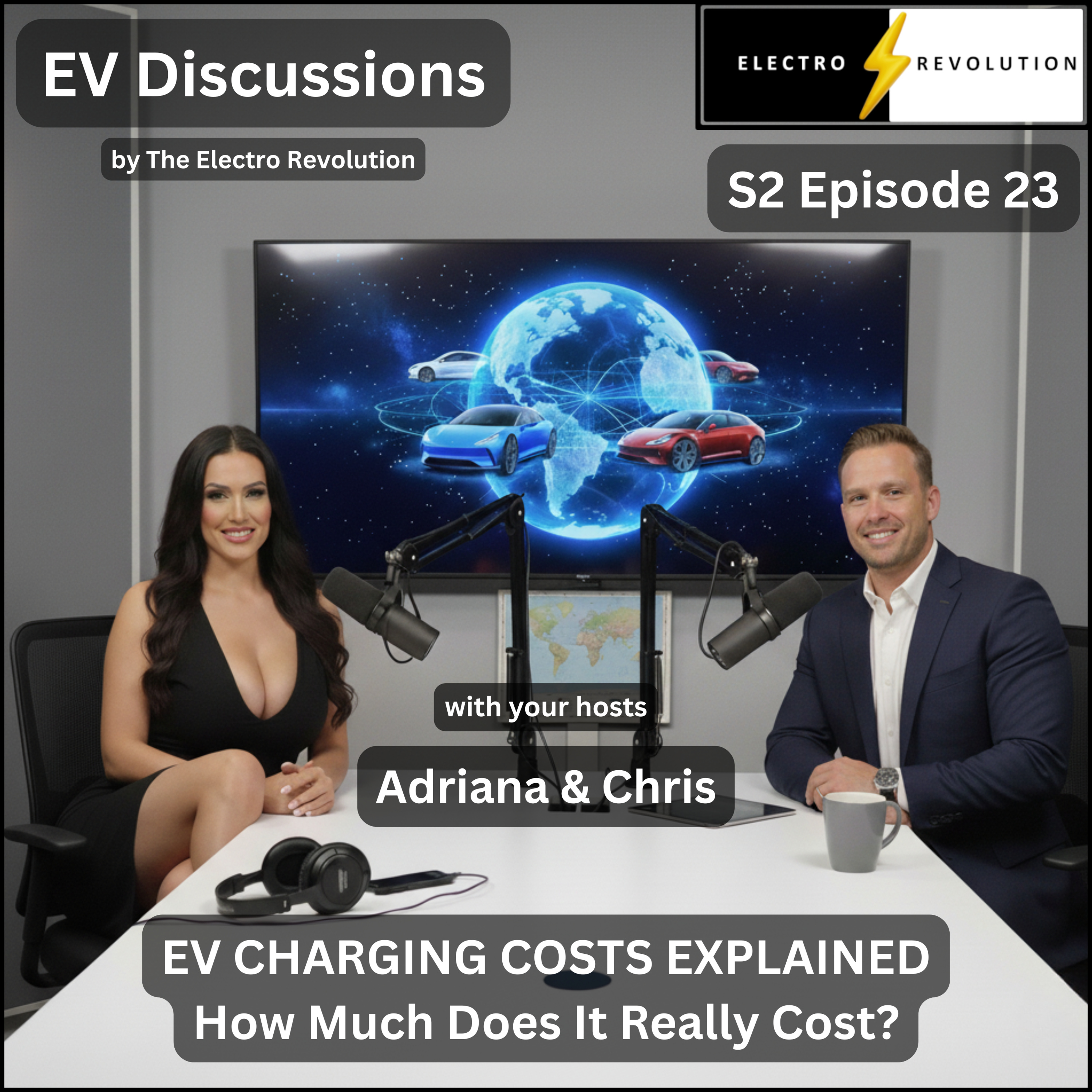 EV Discussions Podcast — S2Ep23 — EV Charging Costs Explained — How Much Does It Really Cost? episode artwork