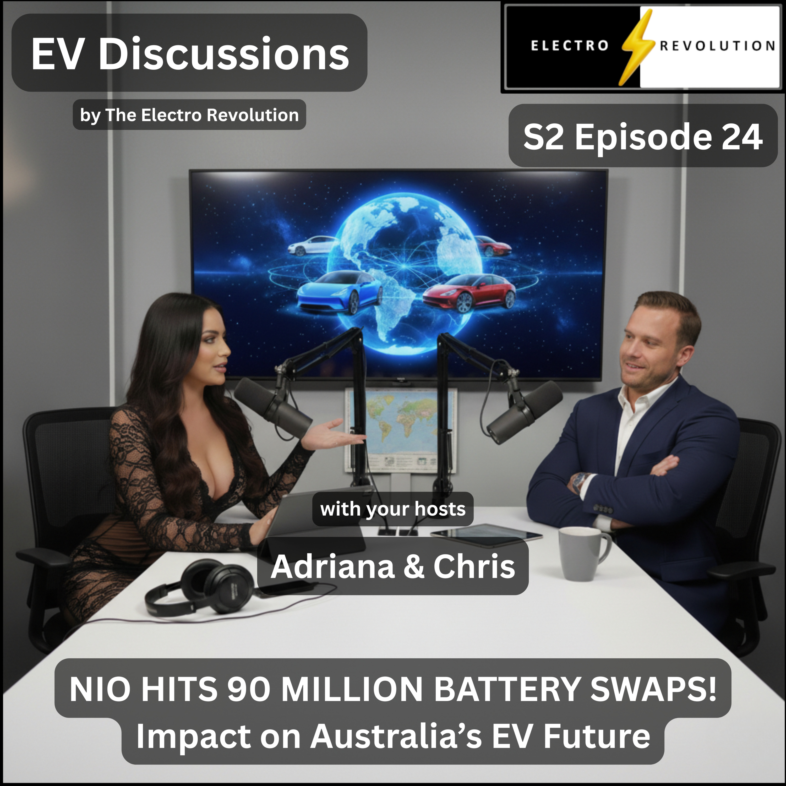 EV Discussions Podcast — S2Ep24 — NIO Hits 90 Million Battery Swaps! Impact on Australia’s EV Future episode artwork