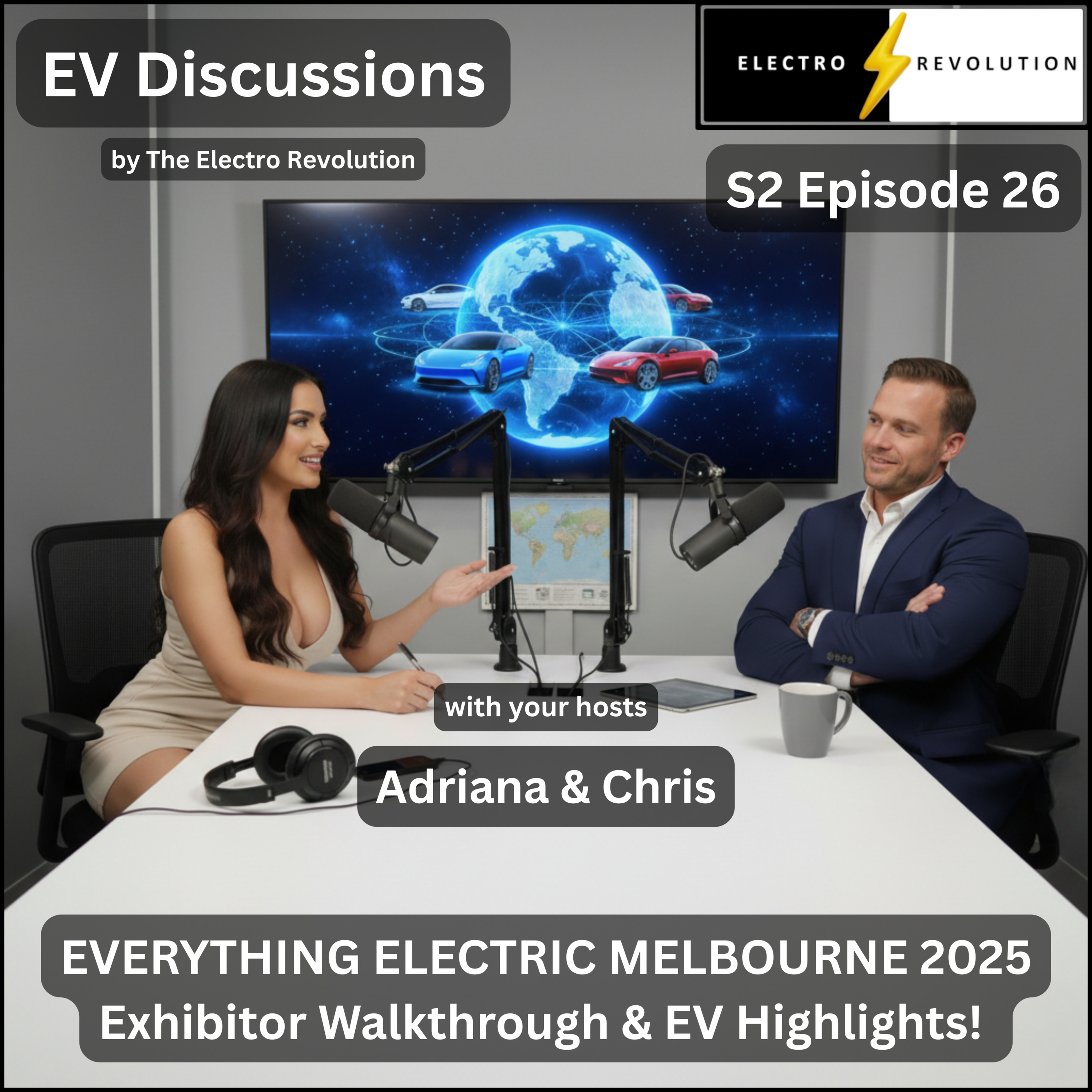 EV Discussions Podcast — S2Ep26 — Everything Electric 2025 – Exhibitor Walkthrough & EV Highlights! episode artwork