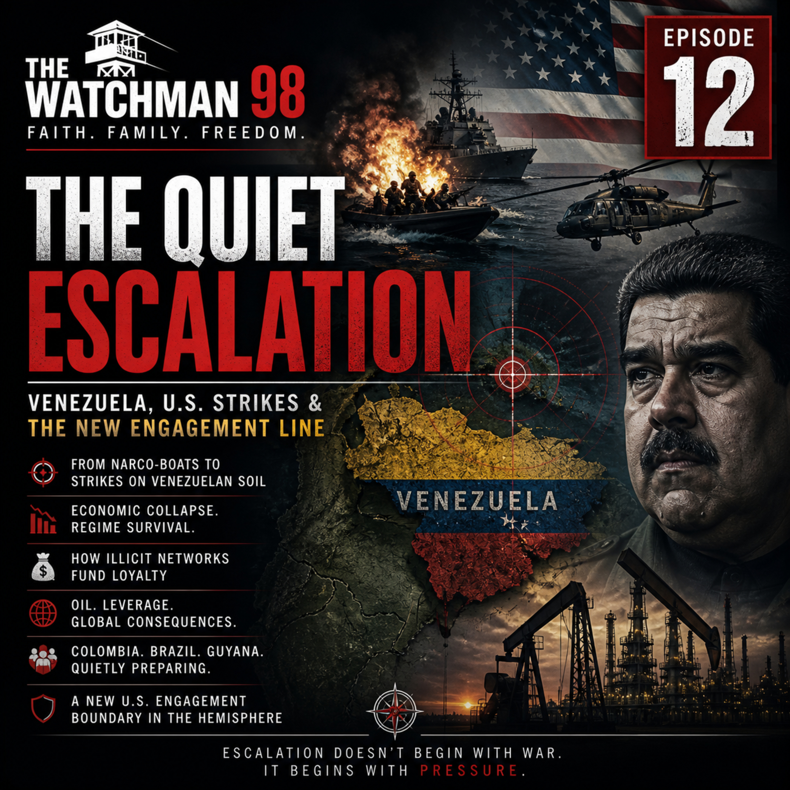 The Quiet Escalation: Venezuela, U.S. Strikes & the New Engagement Line episode artwork