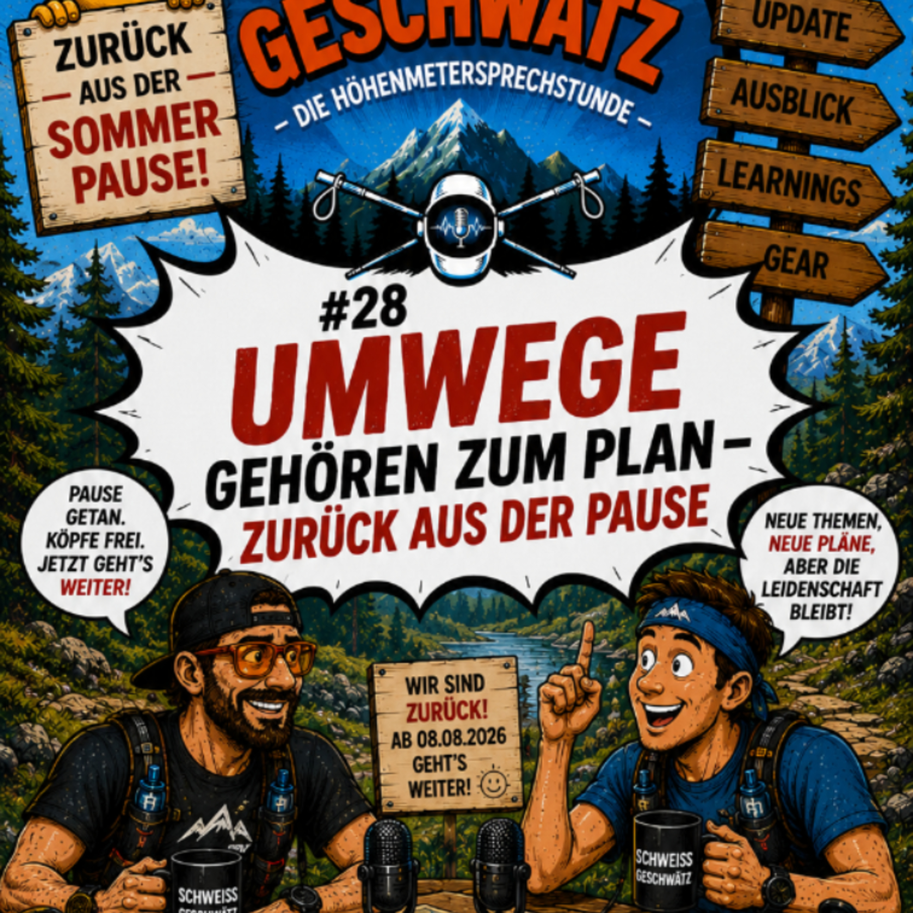 #28 Umwege gehören zum Plan - zurück aus der Pause episode artwork