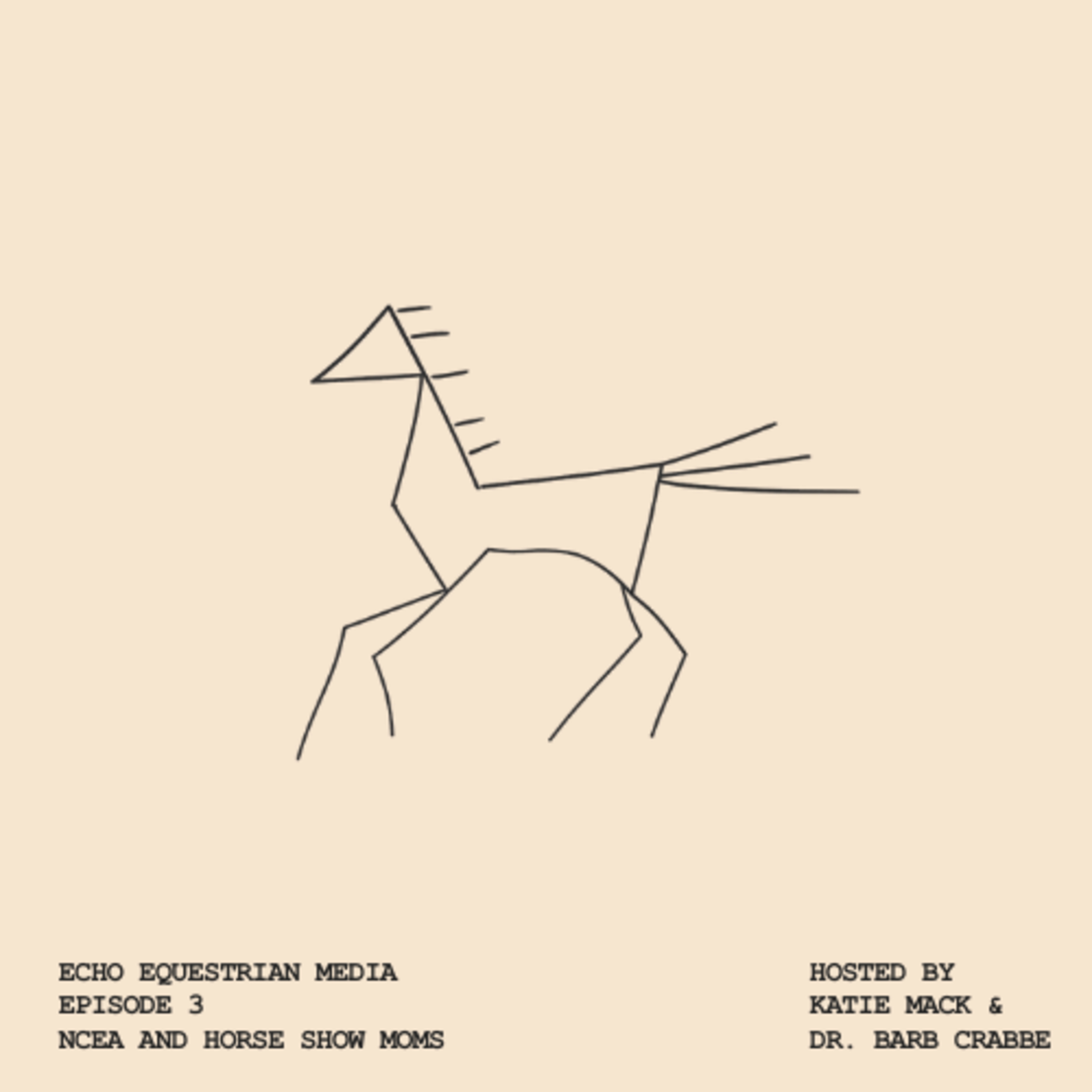 NCEA riding, horse show moms and managing expectations episode artwork