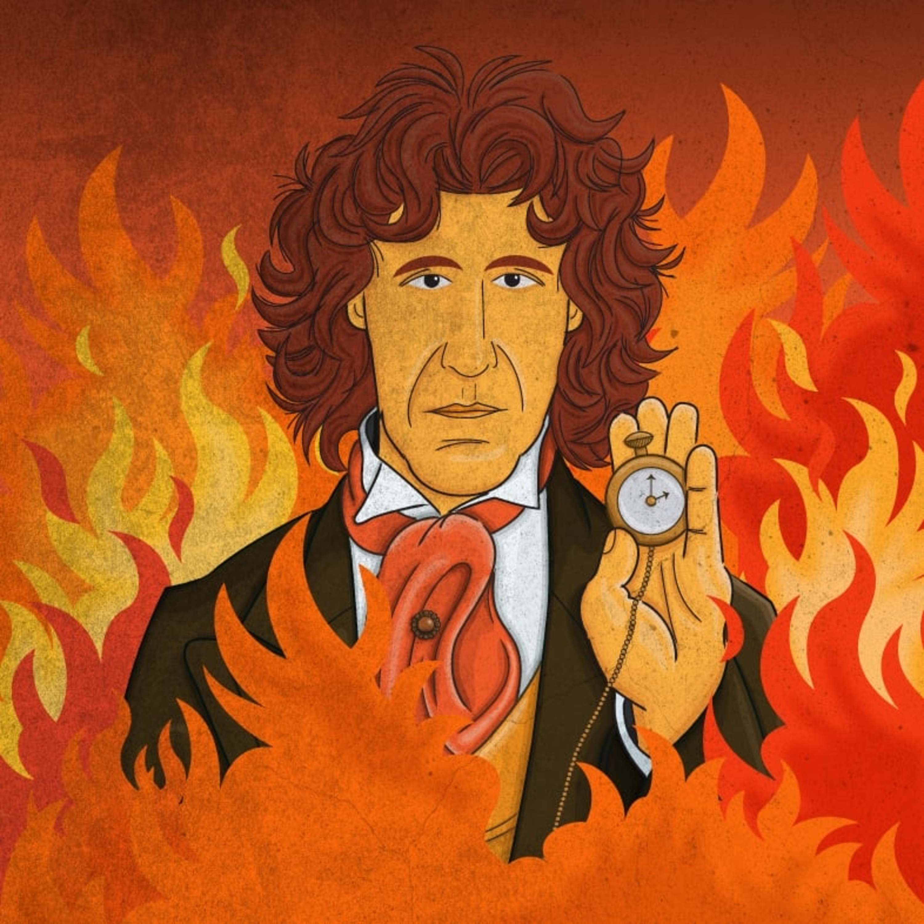 The Burning by Justin Richards (featuring Andrew Batty, Luke Sims-Jenkins & Jon Arnold) episode artwork