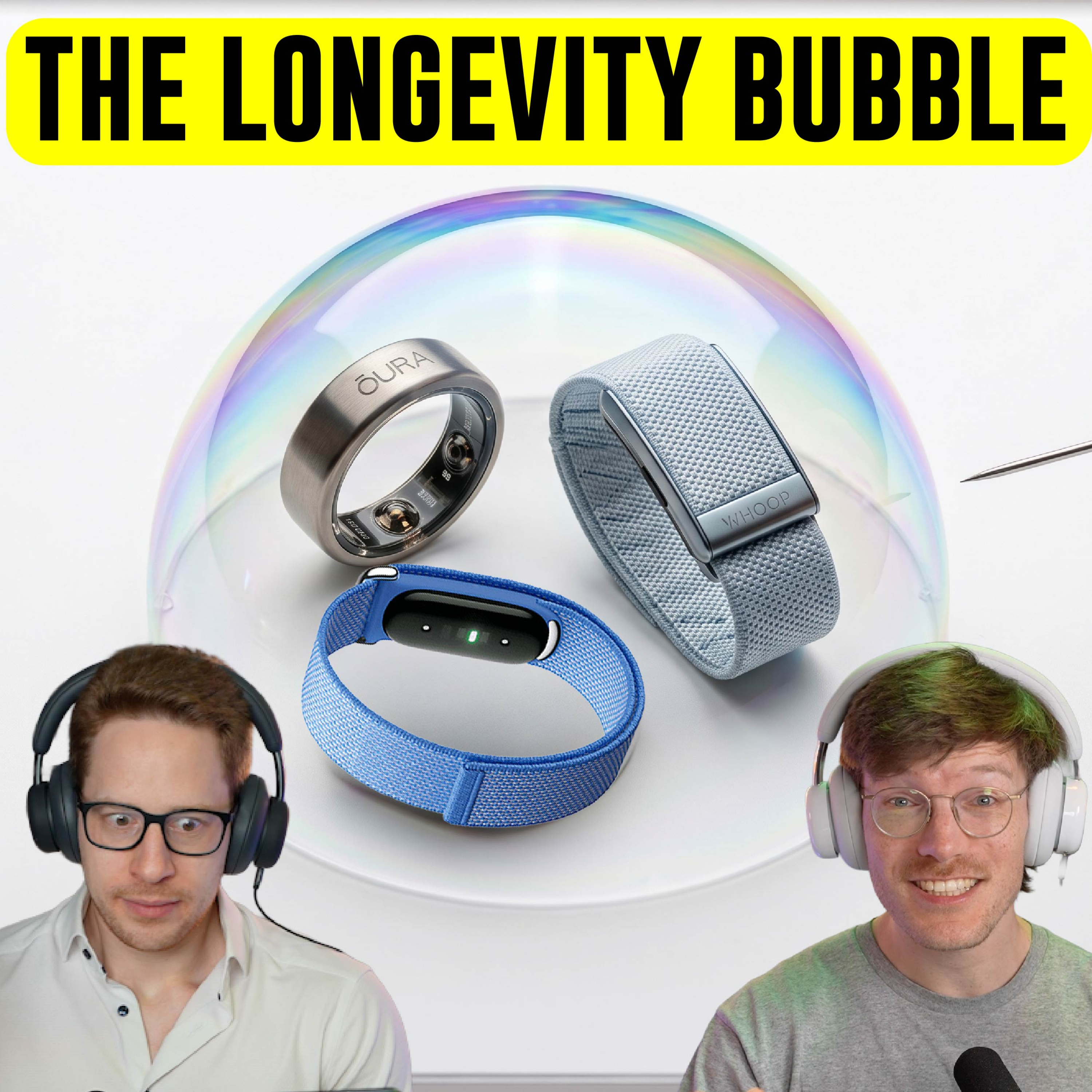 #19 The Harmful “Longevity Bubble” + Updates from Oura, WHOOP, and Google's New FitBit Air episode artwork