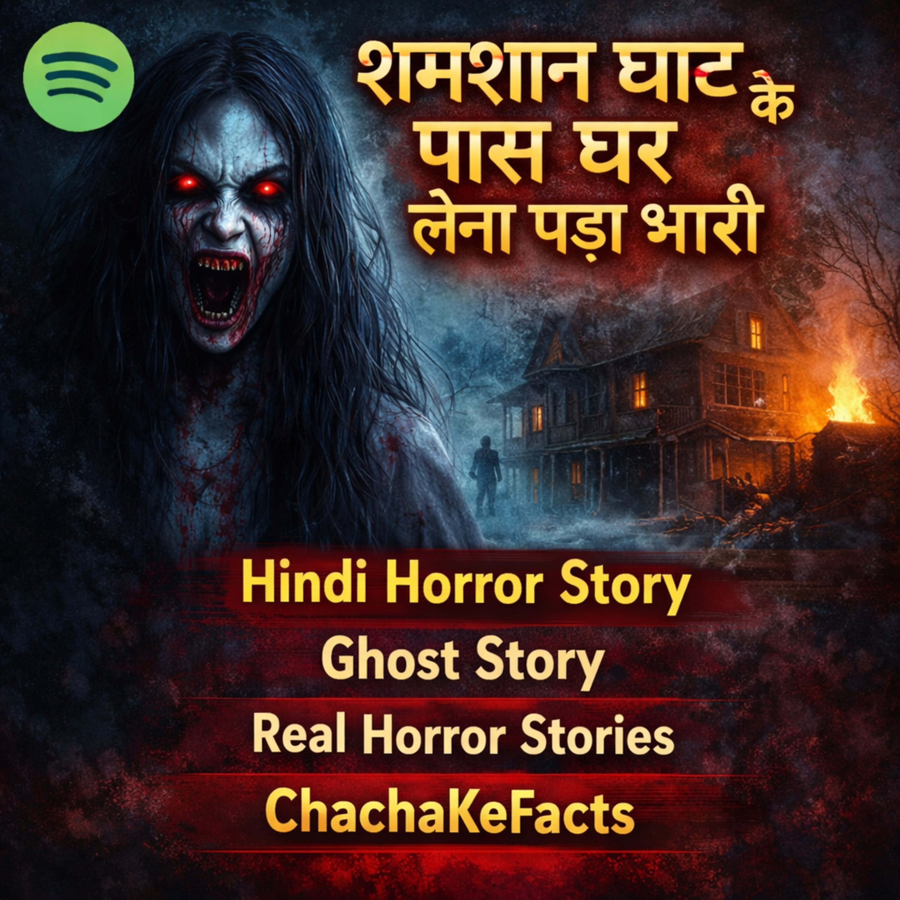 शमशान घाट के पास घर लेना पड़ा भारी,Hindi Horror Story,Ghost Story,Real Horror Stories,ChachakeFacts episode artwork