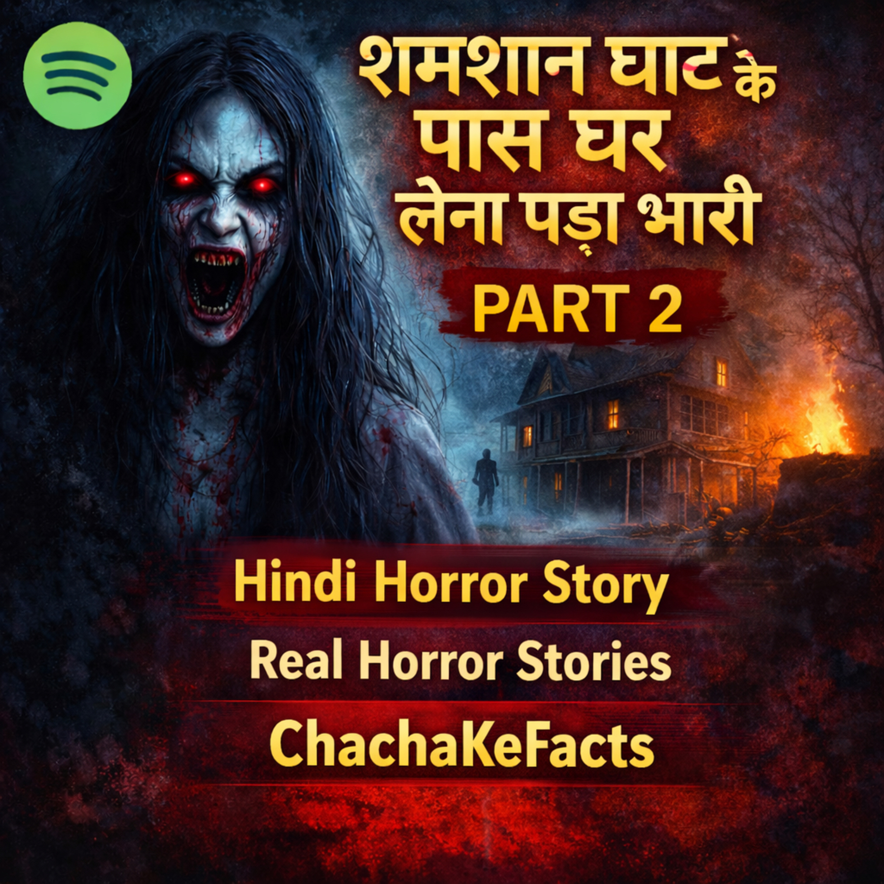 शमशान घाट के पास घर लेना पड़ा भारी PART 2, Hindi Horror Story, Real Horror Stories, ChachakeFacts episode artwork