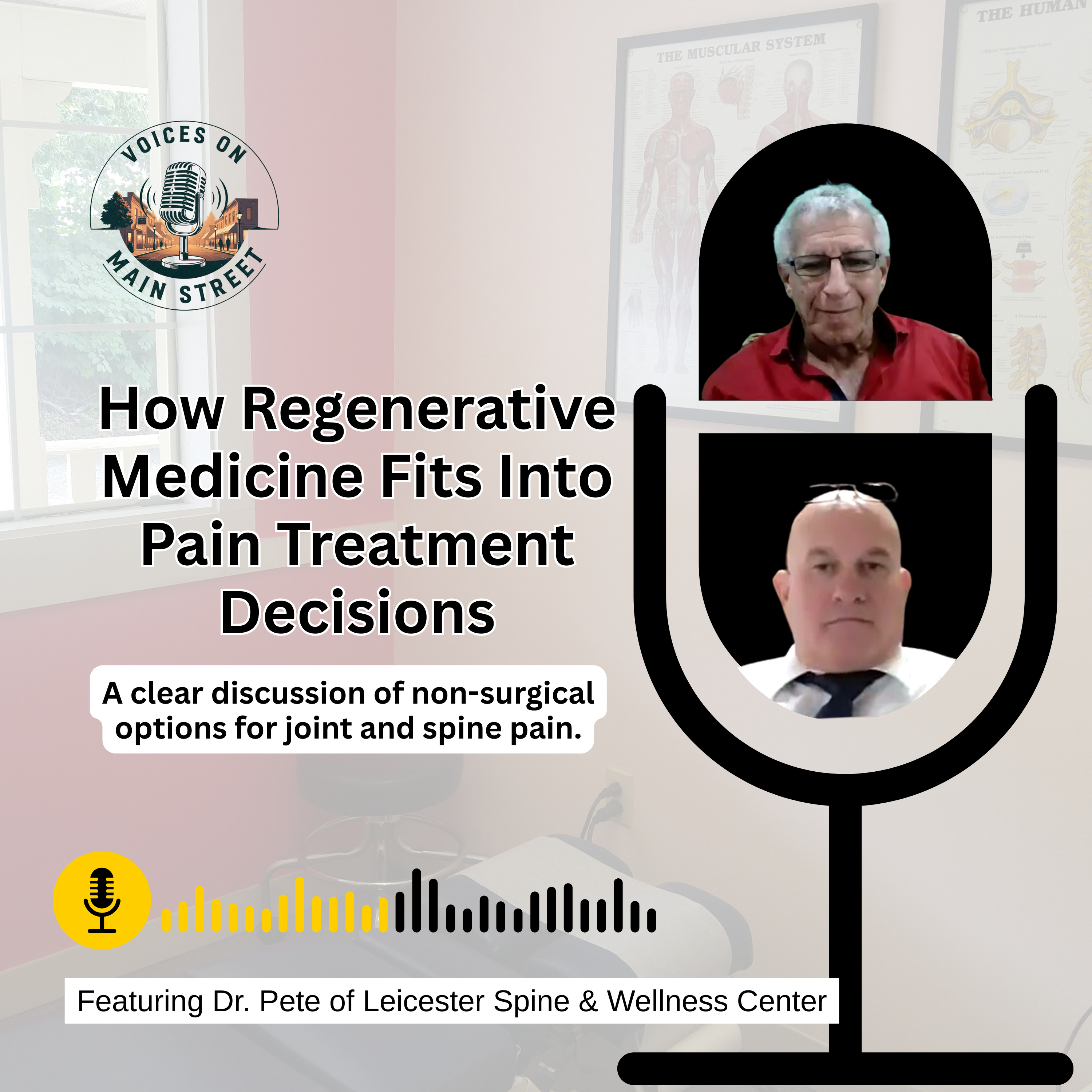 How Regenerative Medicine Fits Into Pain Treatment Decisions episode artwork